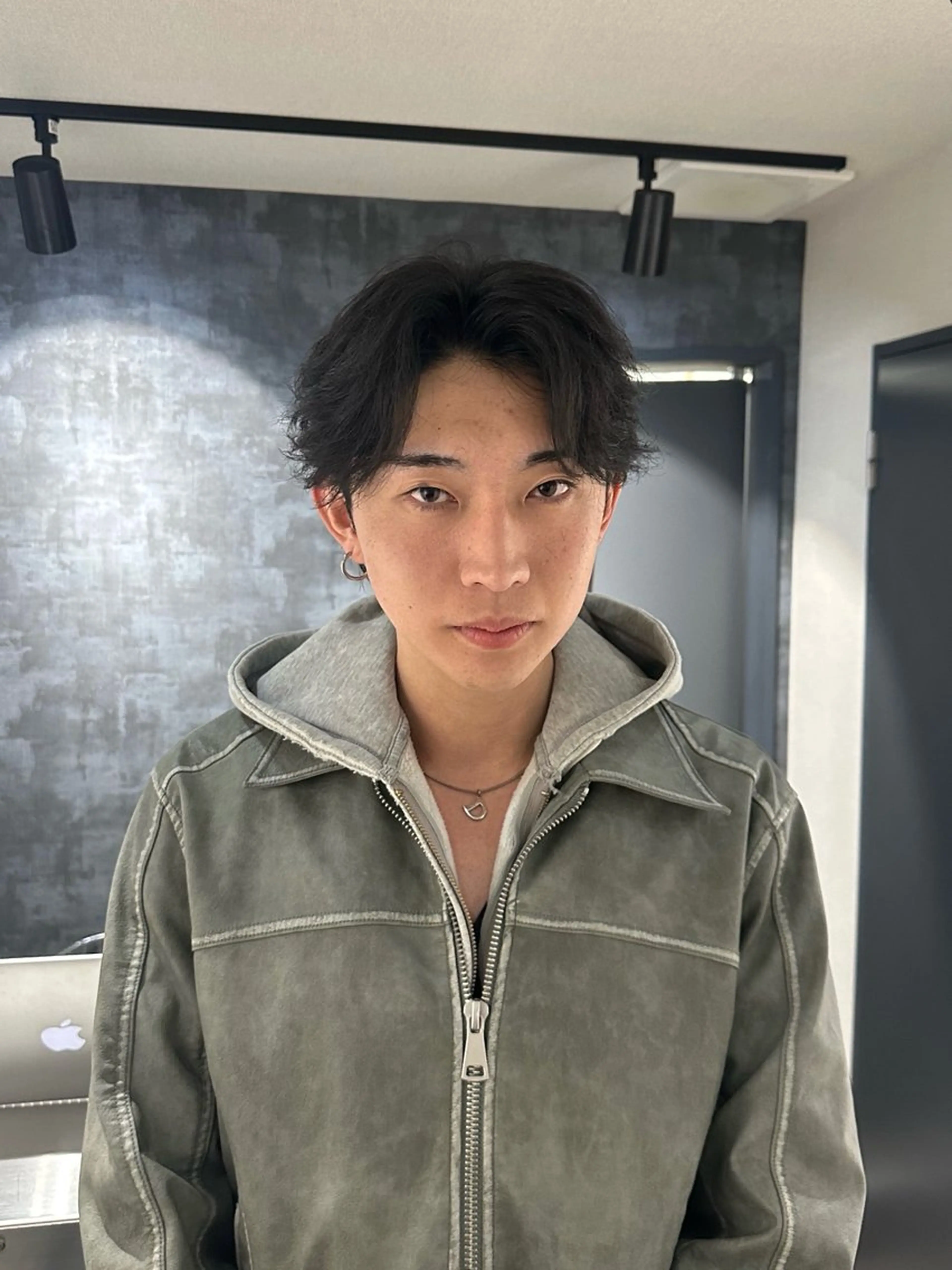 メンズ センターパート 💈センターパート 特化💈山本雄太のヘアスタイル