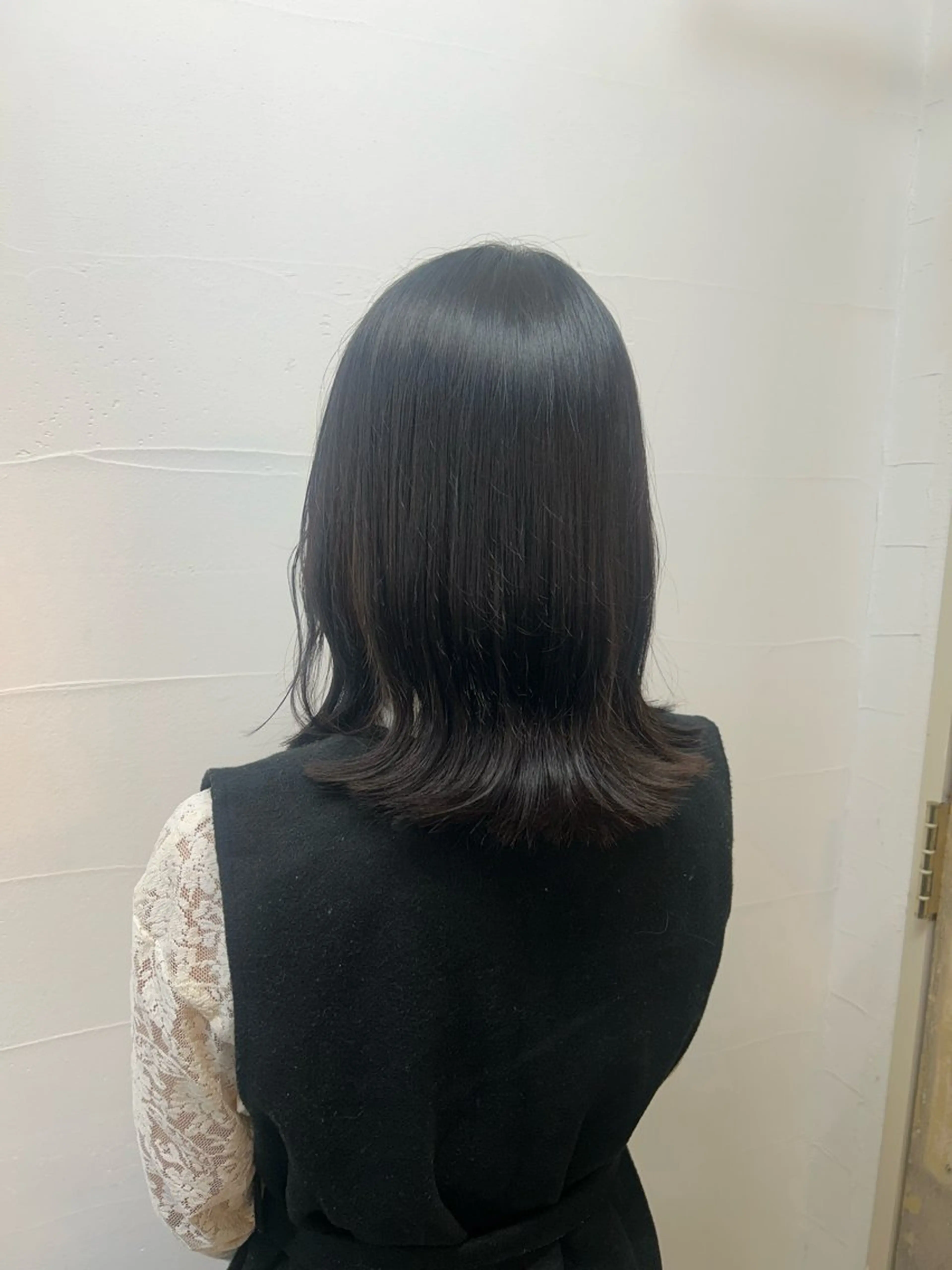 ミディアム ショート￤ボブ￤顔周 りcut￤ナノコ🎀のヘアスタイル