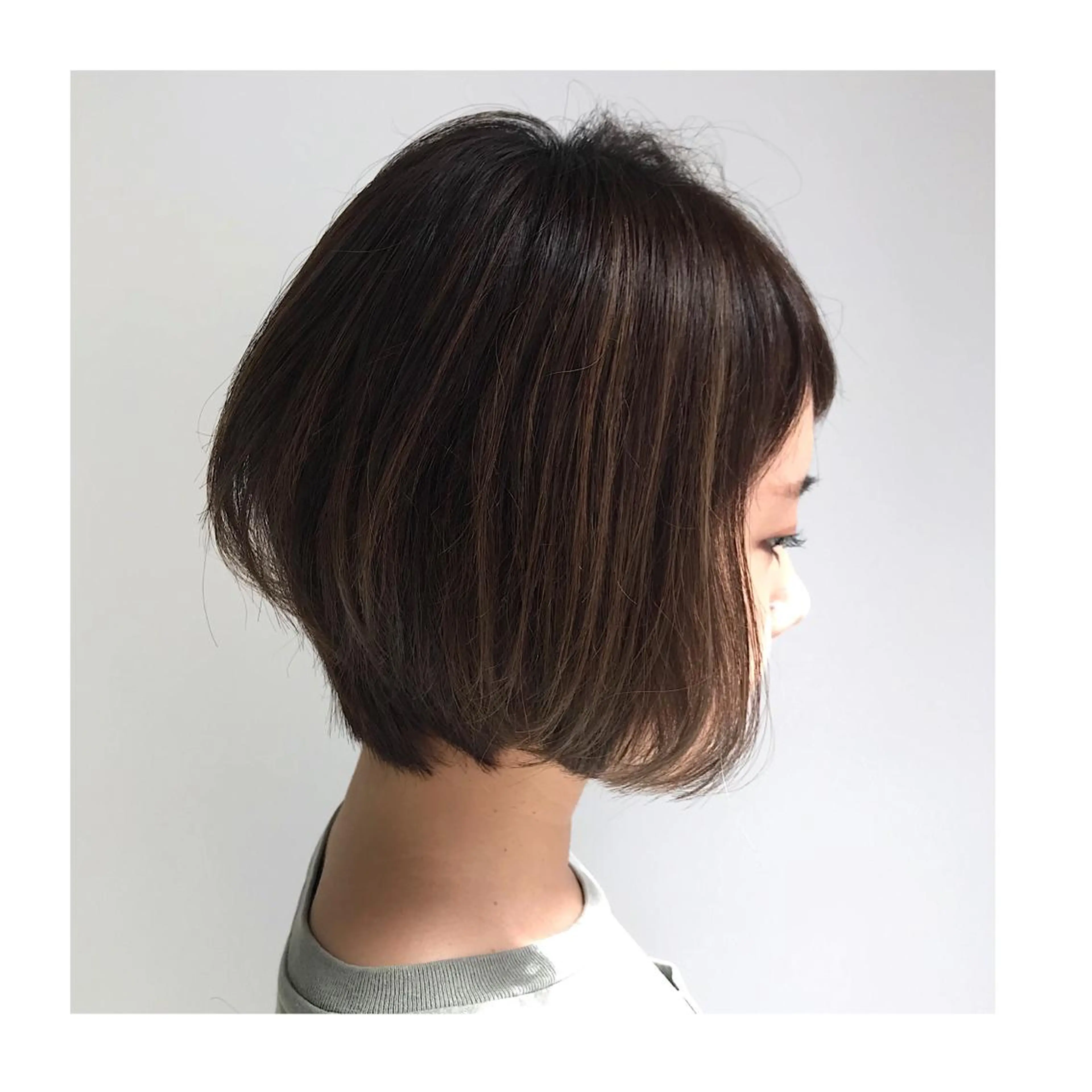 パーマ 30代からの大人 ショートのヘアスタイル