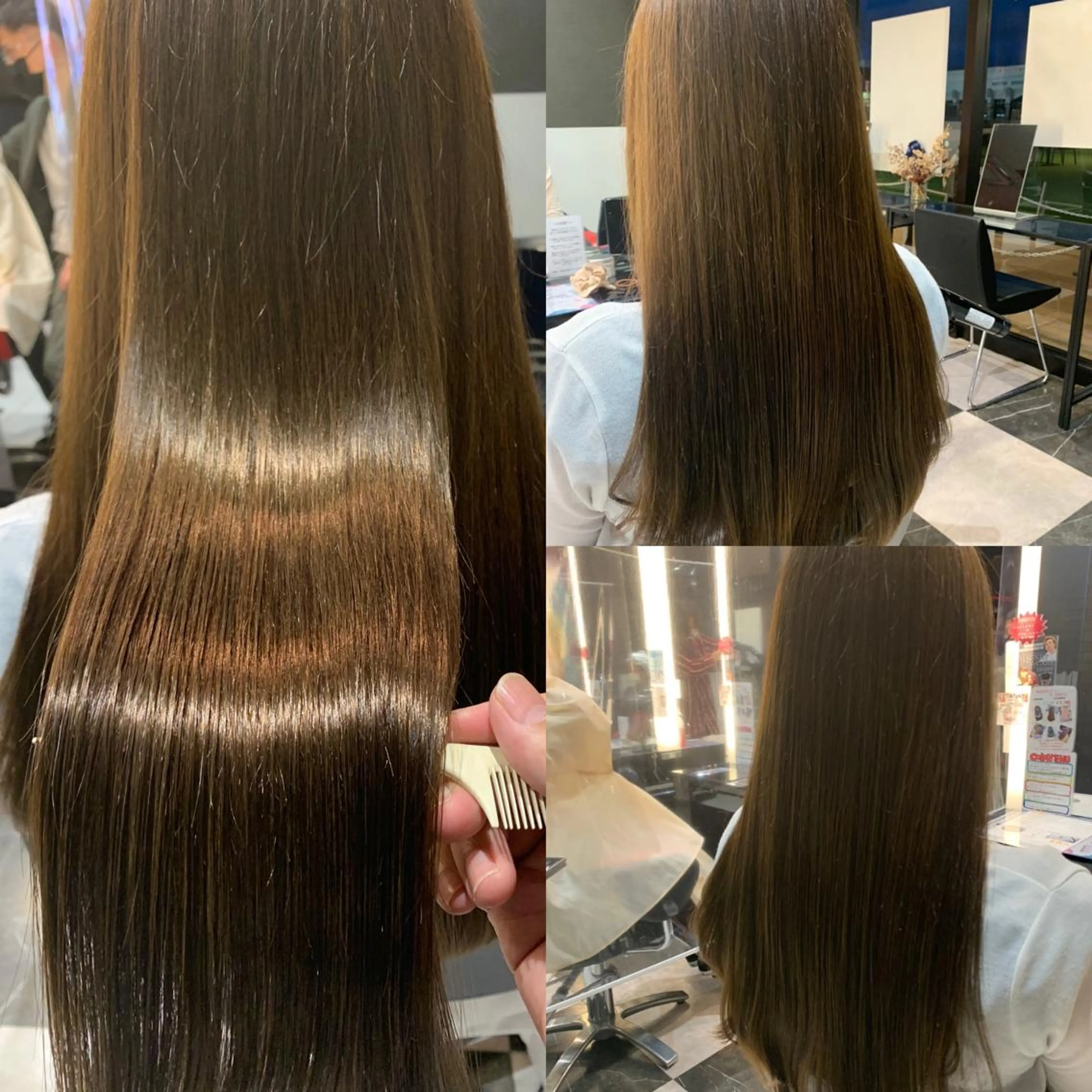 ロング アッシュ アッシュブラウン 中村 侑弘のヘアスタイル