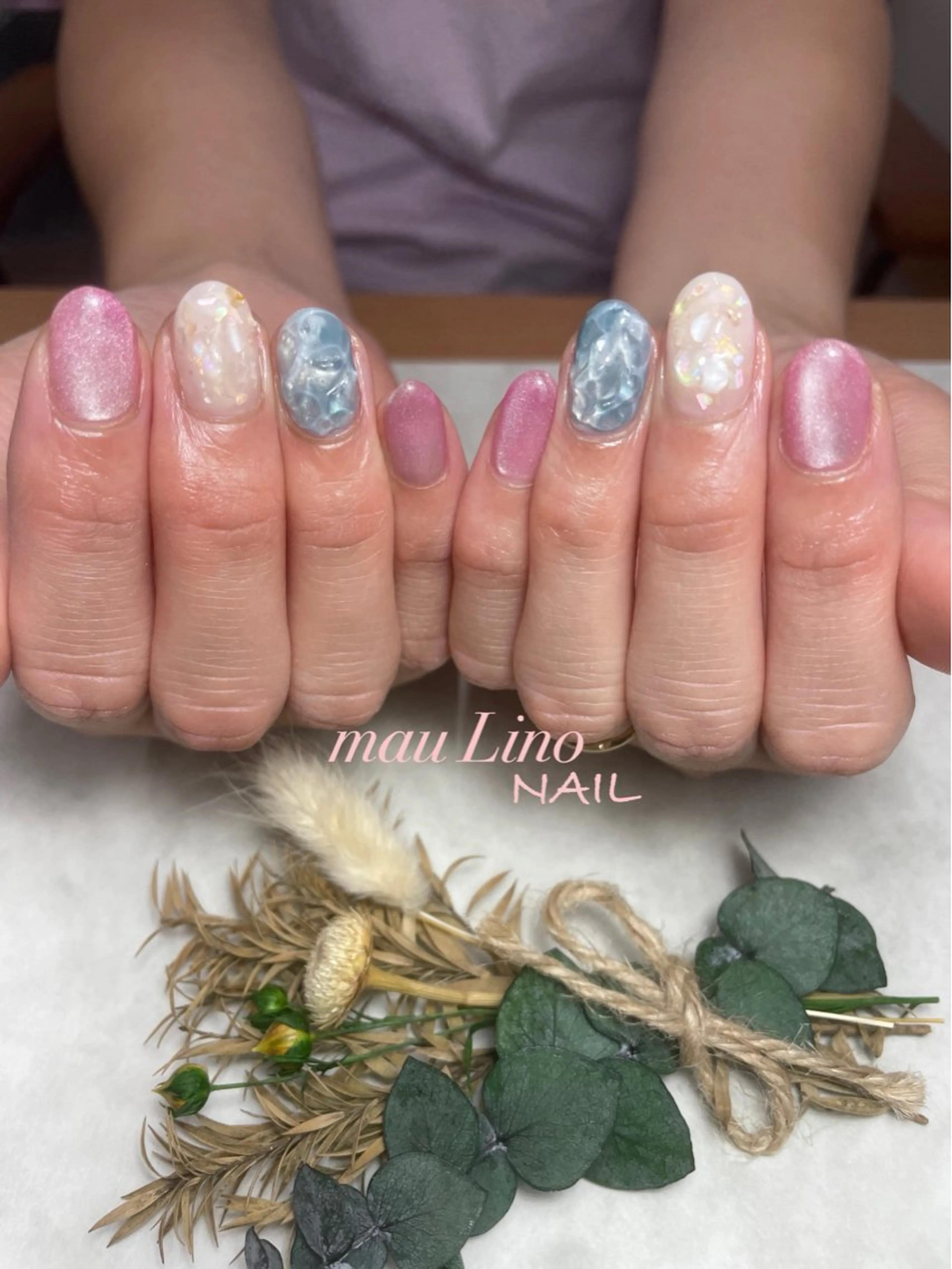ネイル ハンドネイル mau Lino    NAIL所属・GELo nail~#19~のネイルデザイン