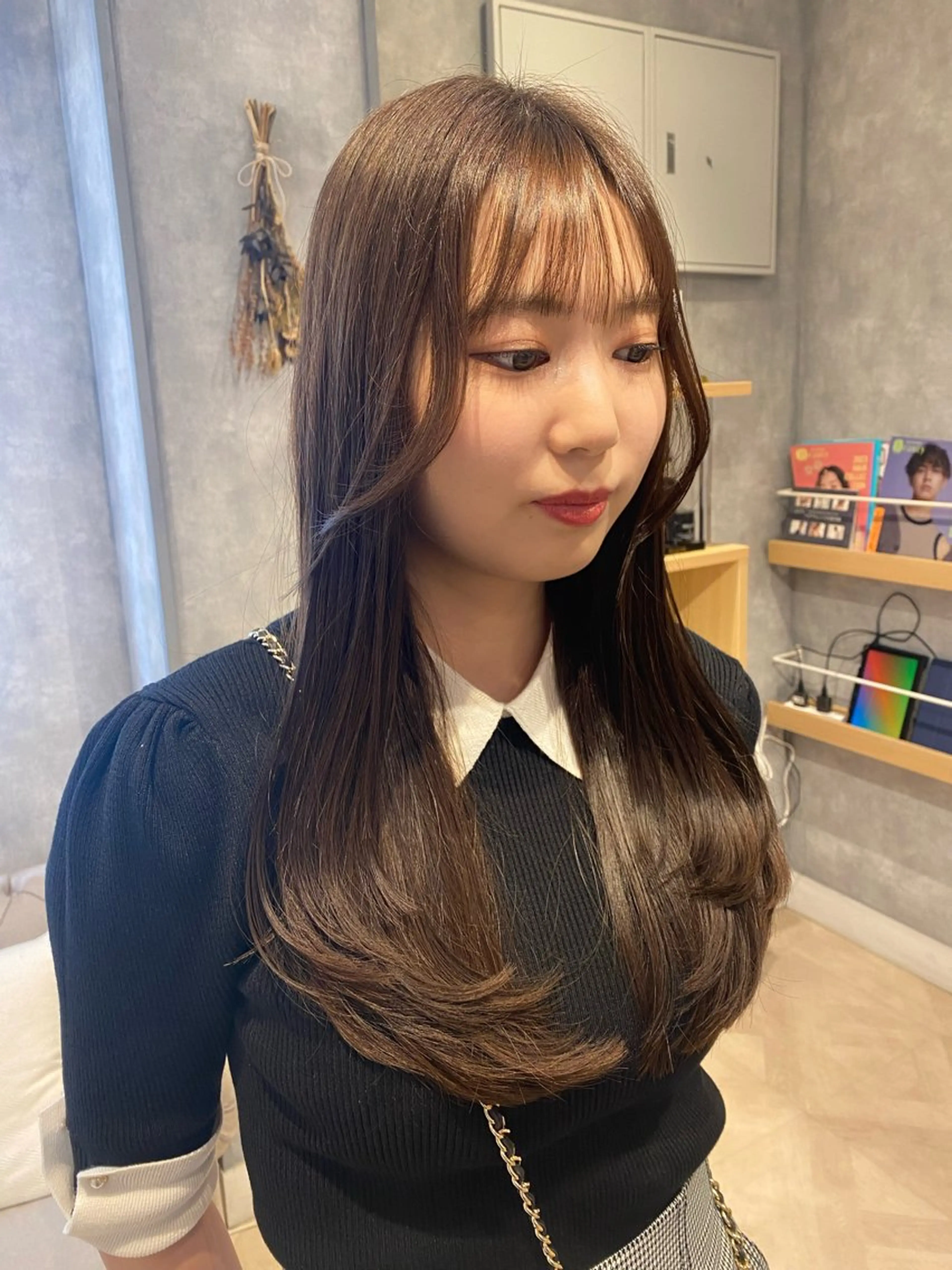セミロング カット La Bonheur hair  grace 門前仲町店【ラボヌール ヘア グレース】所属・【L.B.G】 杉本　篤史のヘアスタイル