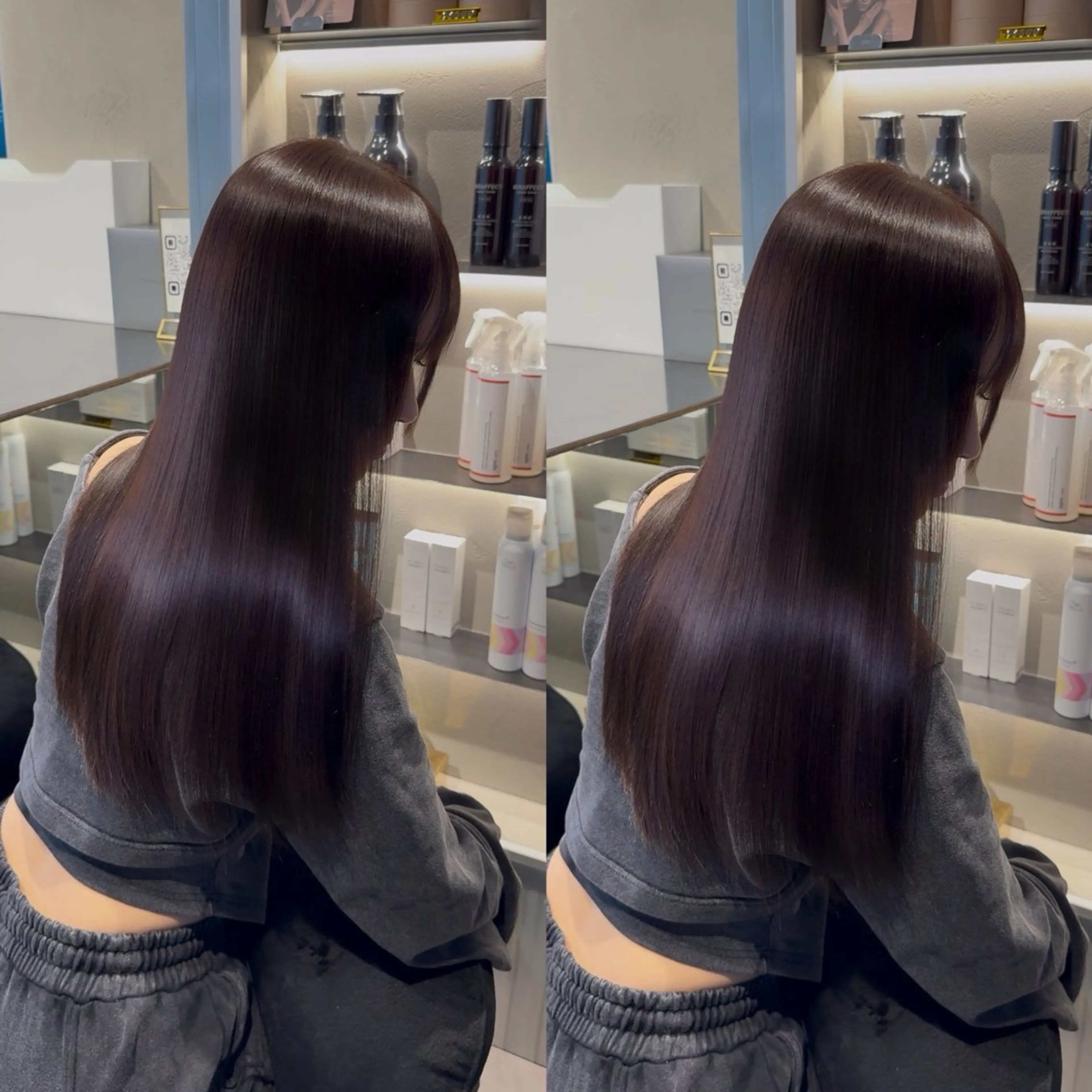 ロング カラー ブリーチ 髪質改善 縮毛矯正 トリートメント カット ヘアカラー トリートメント 髪質改善女性支持率 Ｎｏ．1💍yasuのヘアスタイル