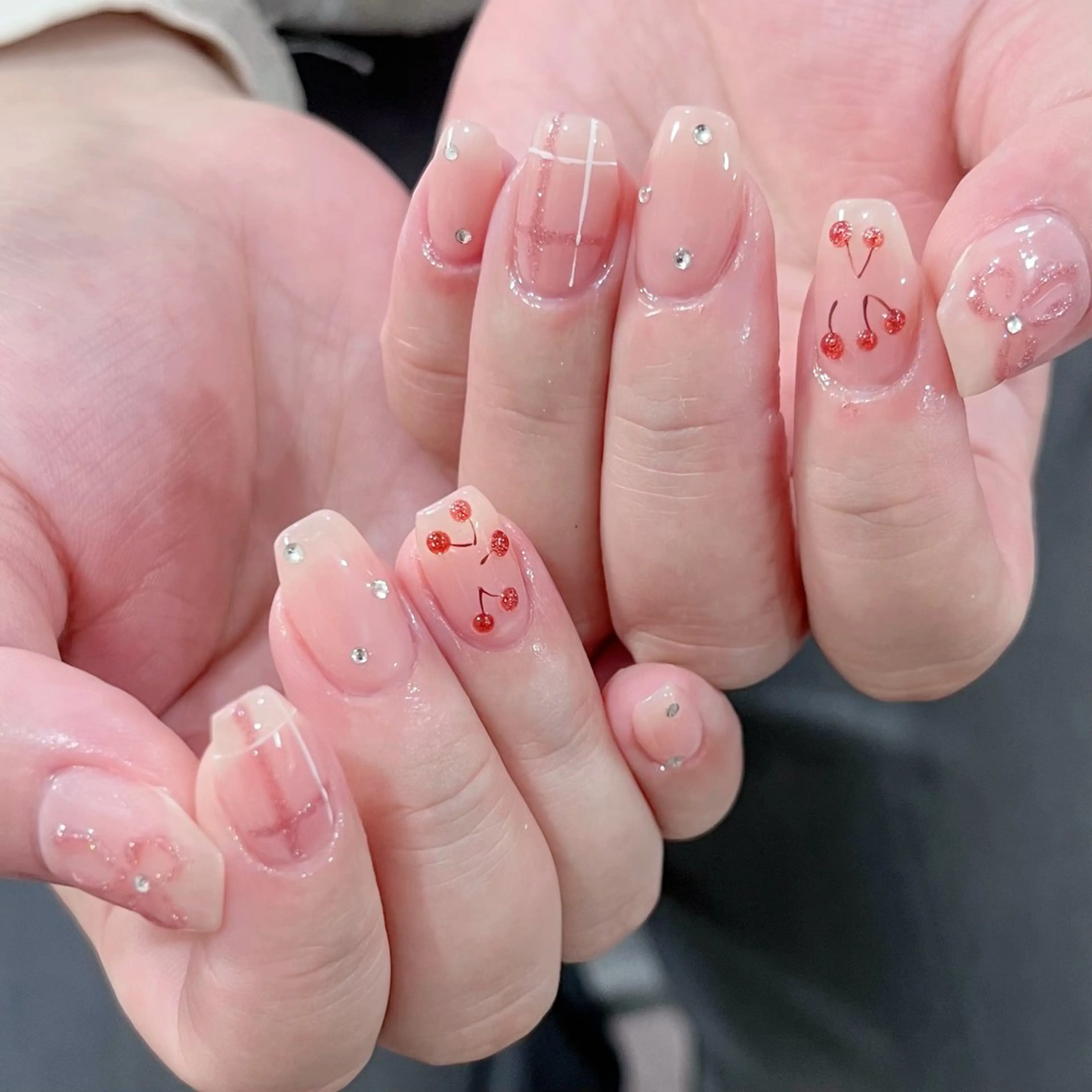 ネイル 韓国ネイル ワンホンネイル ハンドネイル ハンドケア Chang _Nailのネイルデザイン