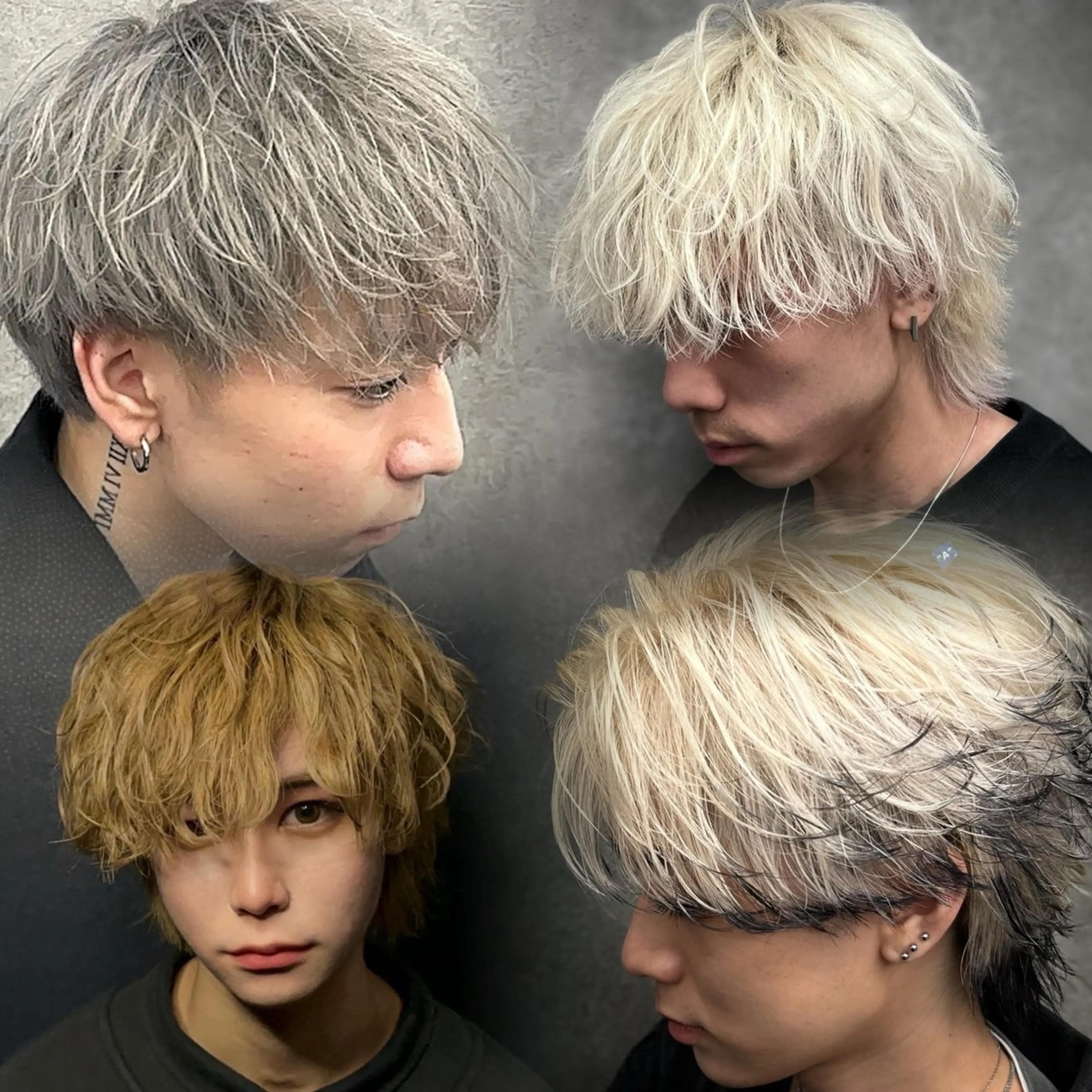 カラー パーマ メンズ メンズブリーチ ブリーチ カット ヘアカラー 札幌メンズヘア指名 No.1光👑👑のヘアスタイル