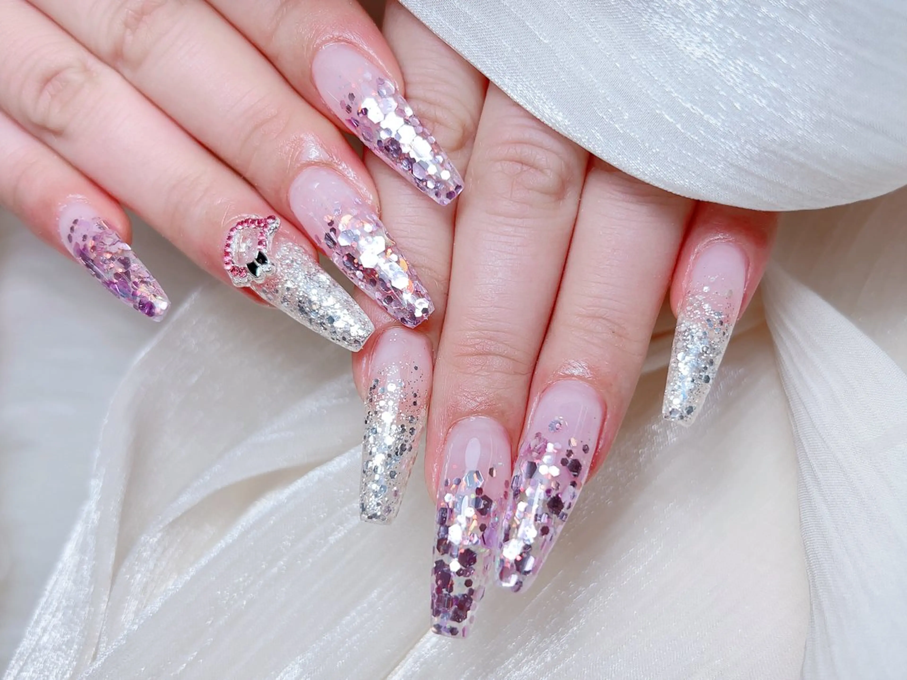 ネイル ハンドネイル M🌷nail 長さだし専門店のネイルデザイン