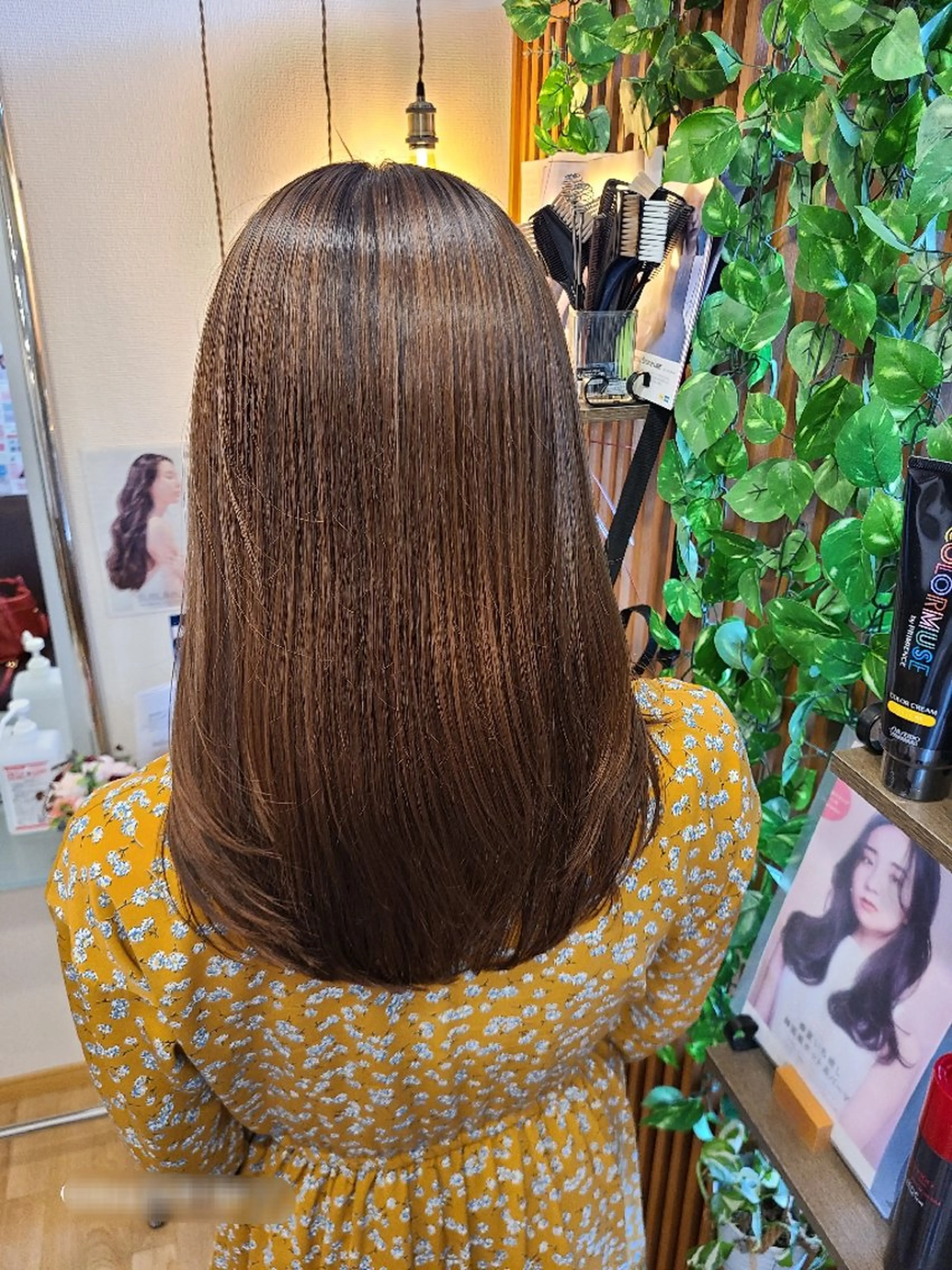 ロング シ マのヘアスタイル