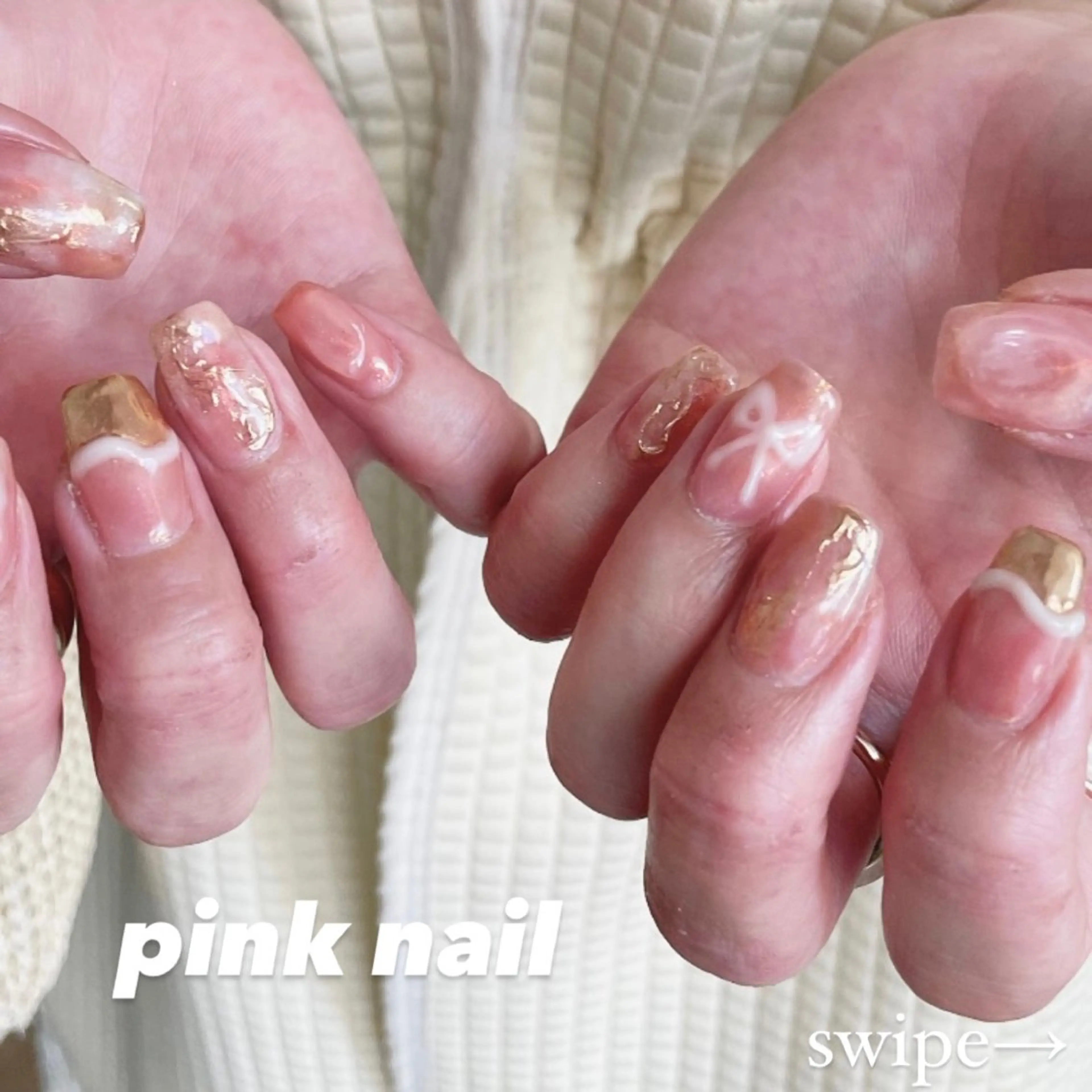 ネイル ハンドネイル 【淡色color/ nail】maikoのネイルデザイン