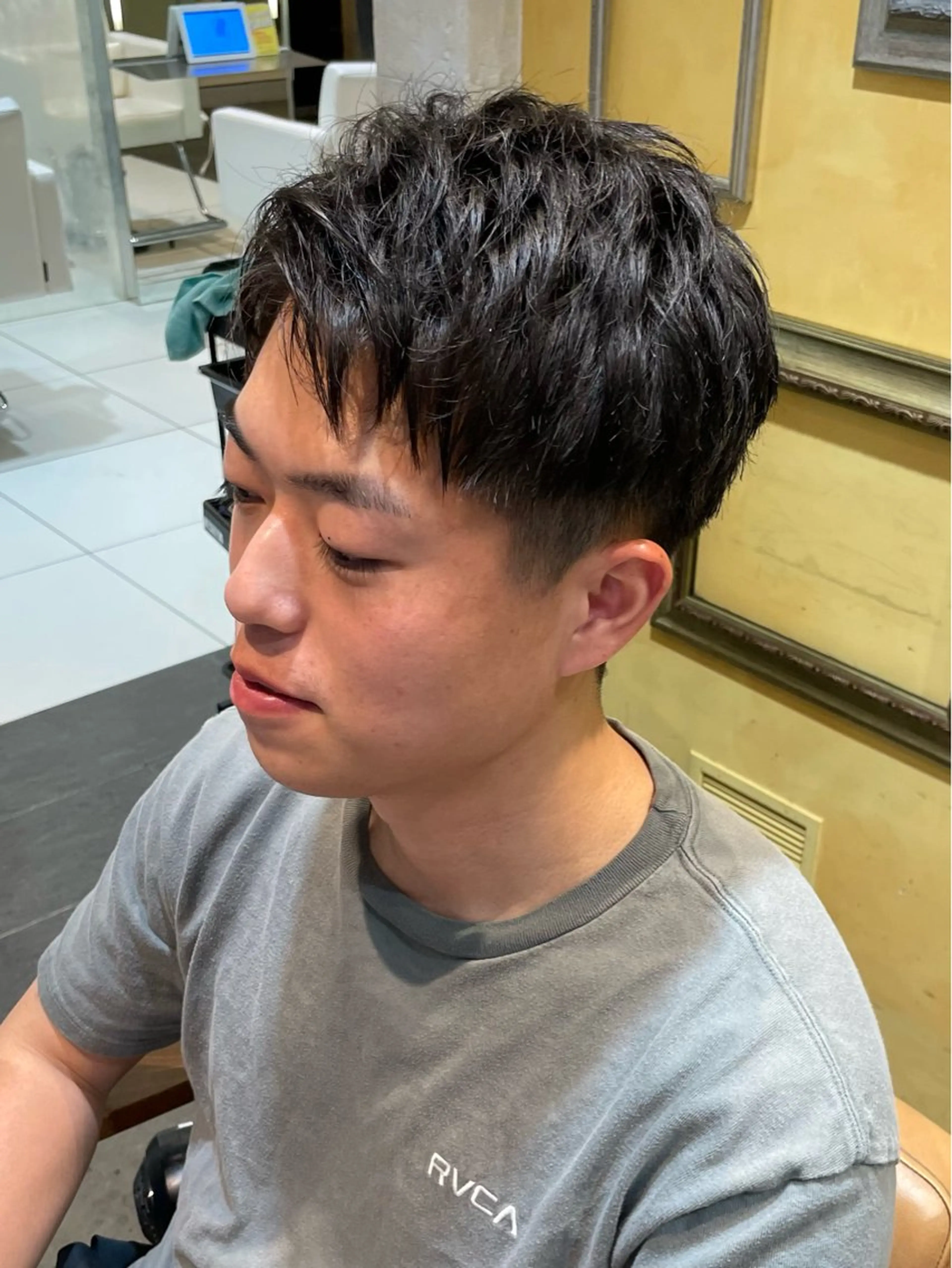 メンズカット/ショートスタイル限定/刈り上げ/スパイキーショートの写真