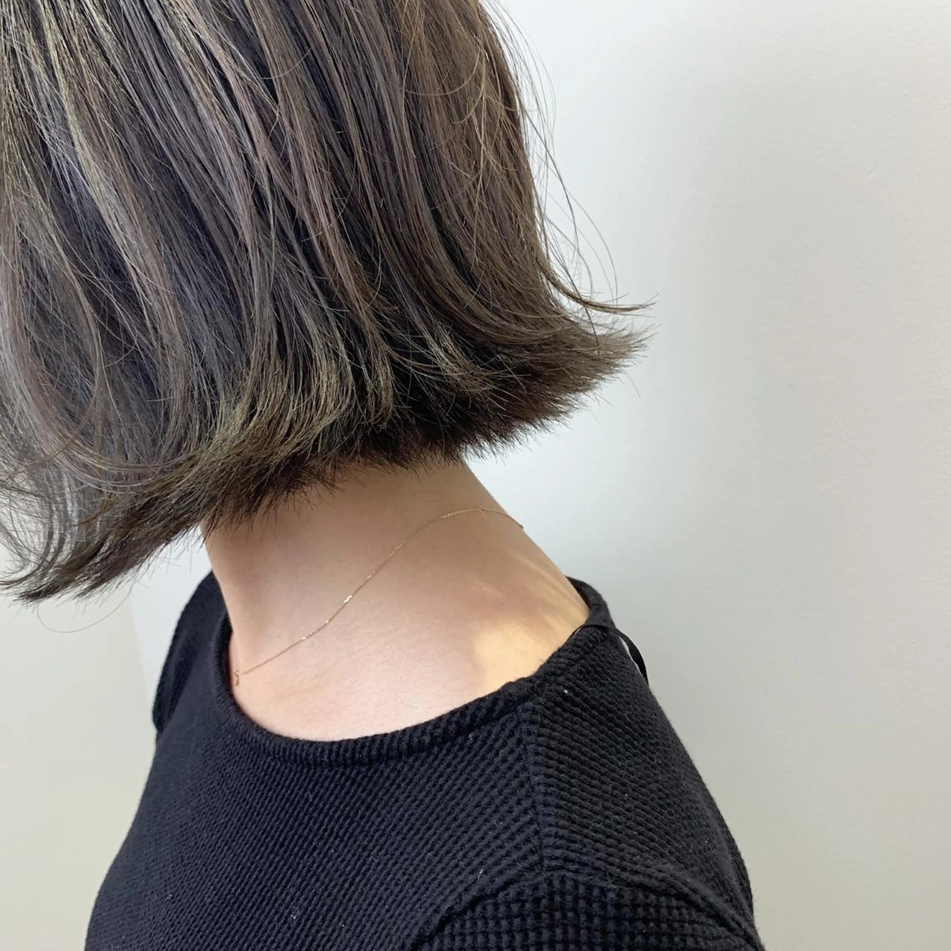 ミディアム カラー ハイライトカラー ハイライト カット ヘアカラー トリートメント パーマ/ボブ 豊浦翔太のヘアスタイル