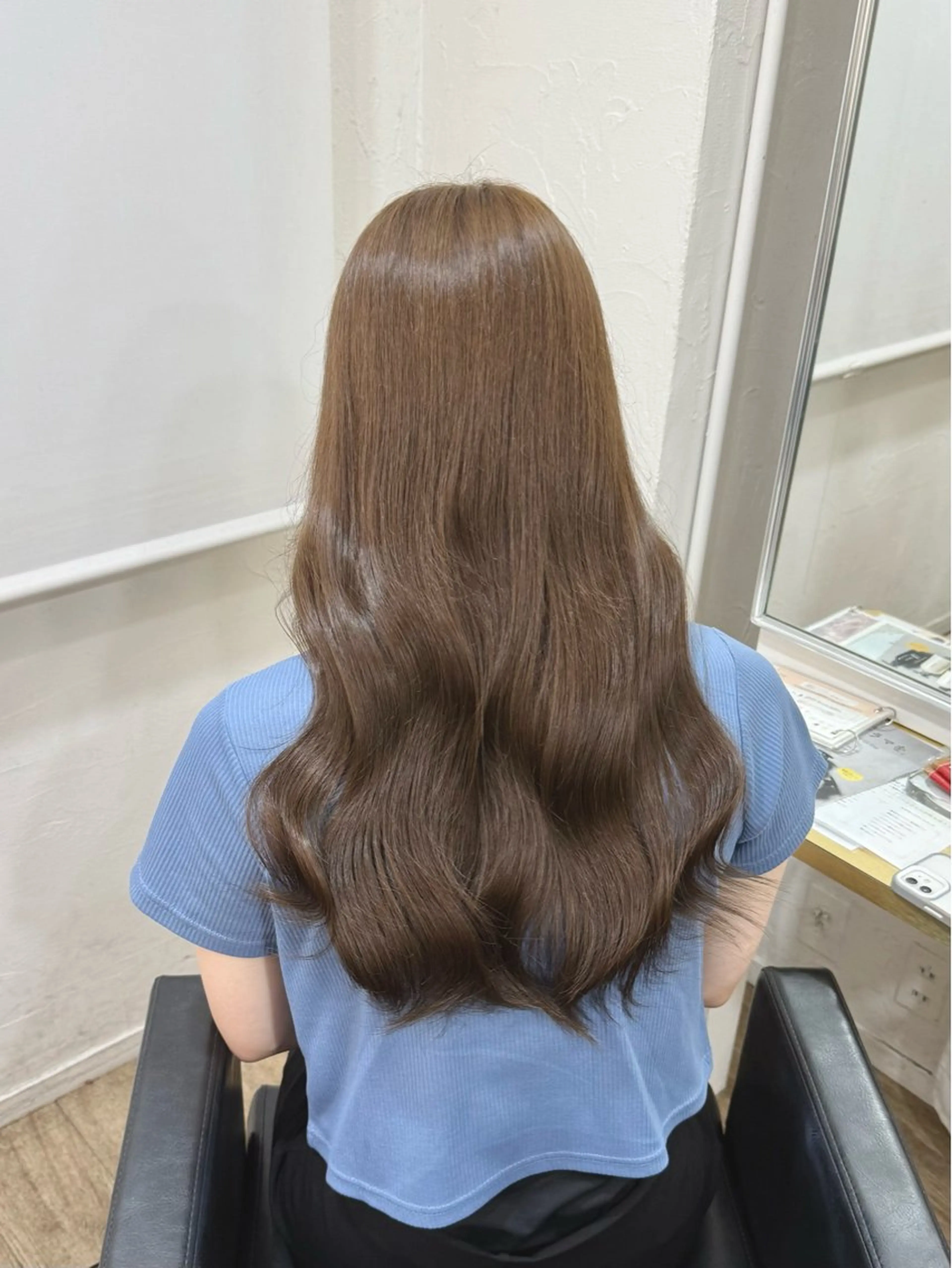 ロング カラー ヘアアレンジ ヘアカラー トリートメント 茶屋町/ワンカラー RAN　モデル募集中のヘアスタイル