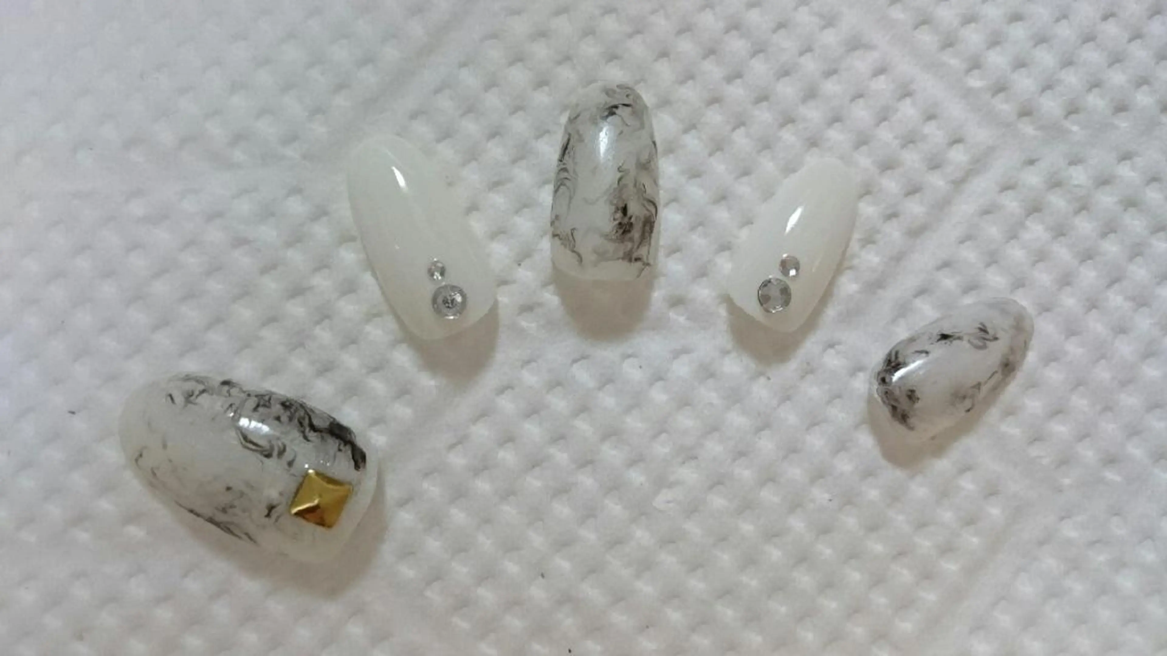 セミロング ロング ネイル nail salon Blancのネイルデザイン