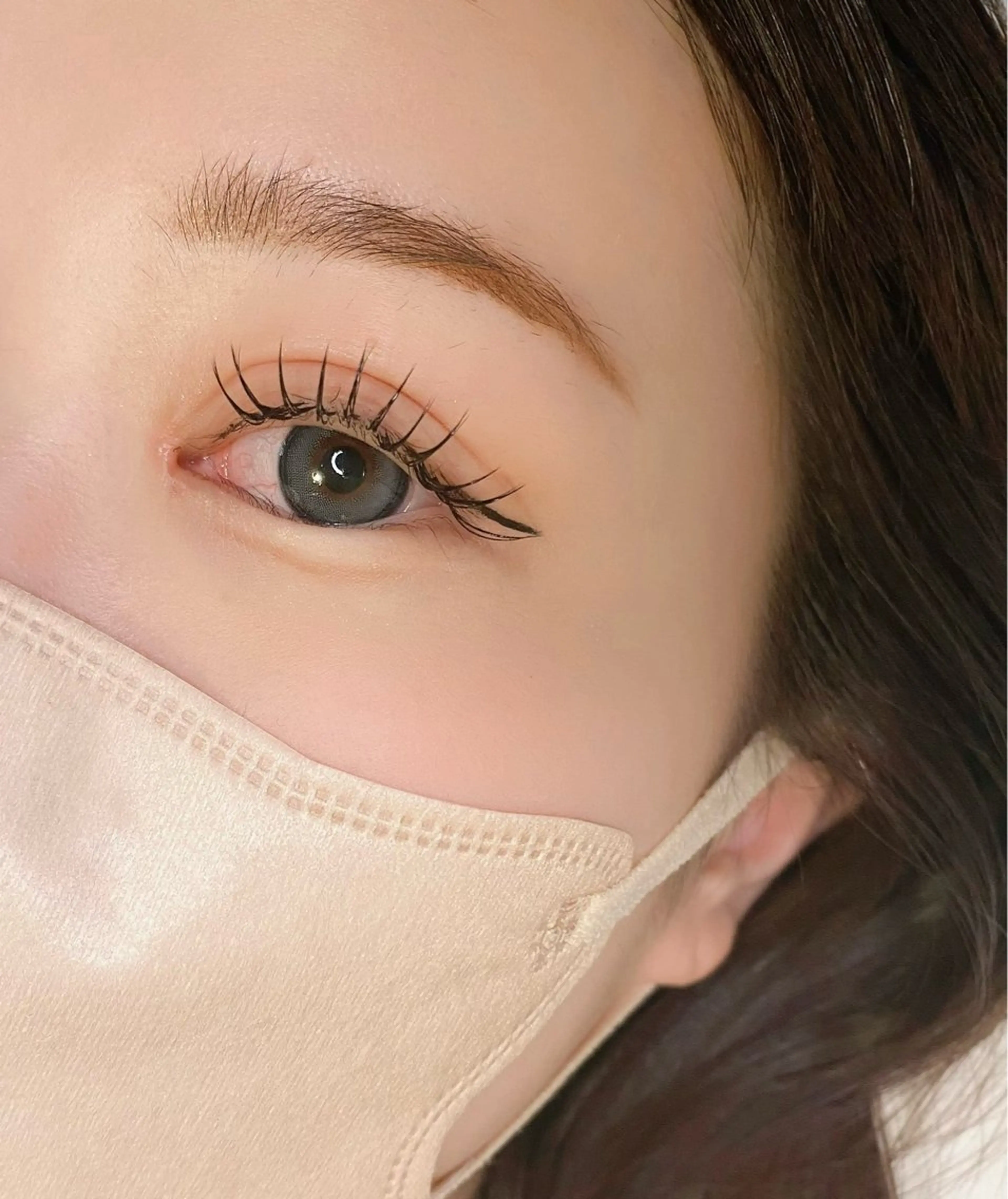 マツエク・マツパ 束感まつ毛 フラットラッシュ マツエク Mau beauty salon所属・Mau (マウ)の眉毛・アイブロウイメージ