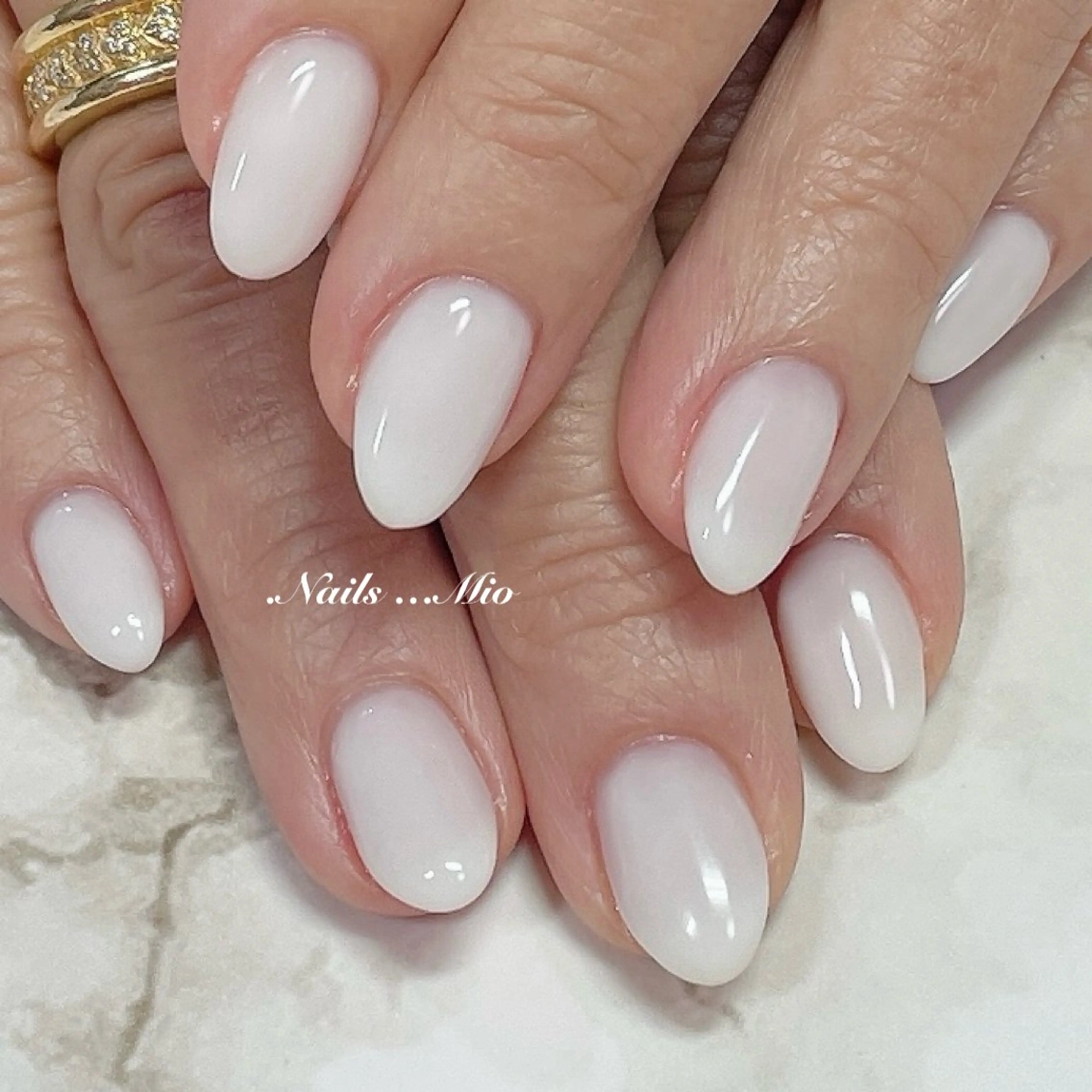 ネイル ジェルネイル ワンカラーネイル .Nails Mio 赤羽西ネイルサロンのネイルデザイン