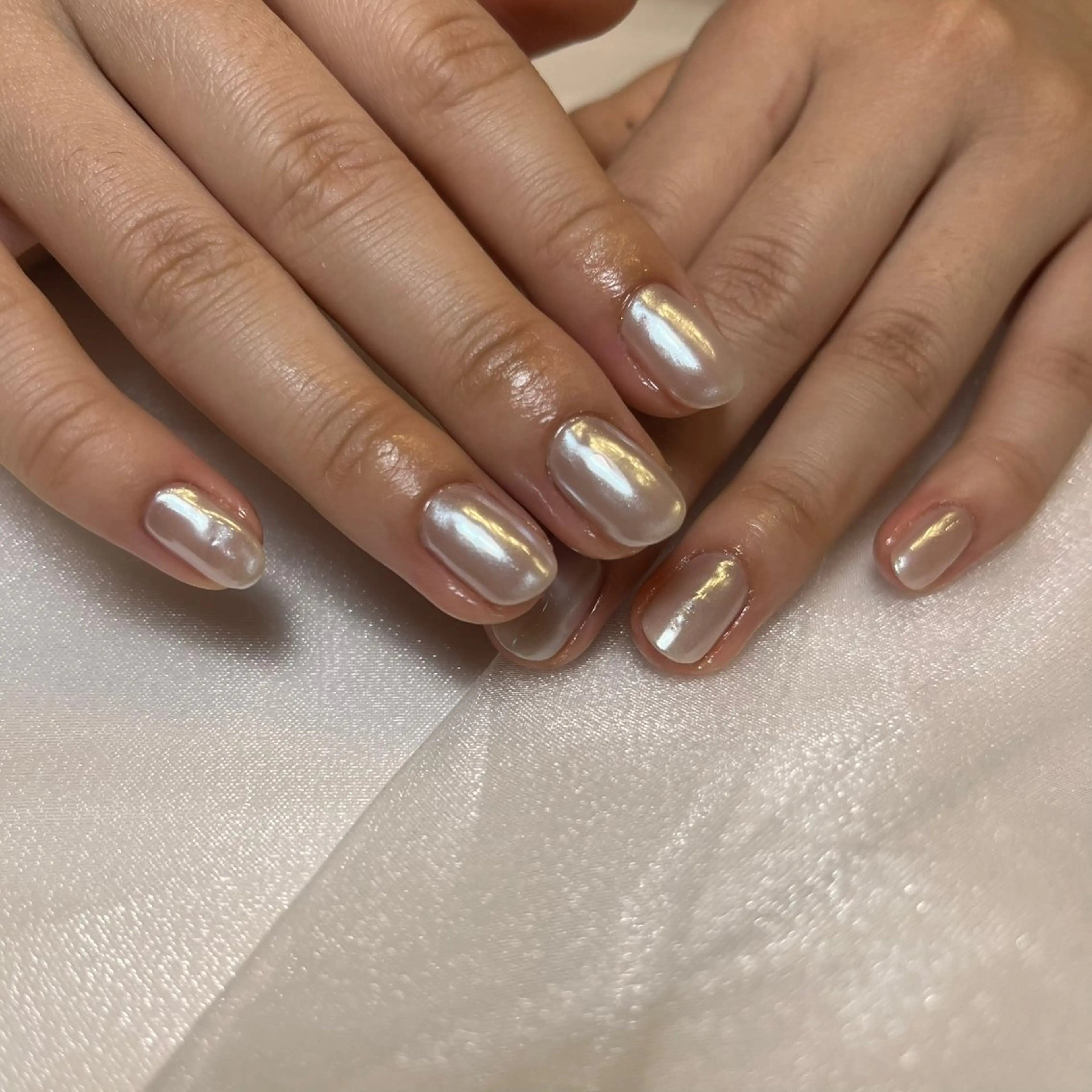 ネイル ミラーネイル ハンドネイル ネイルサロンnico 安田のネイルデザイン