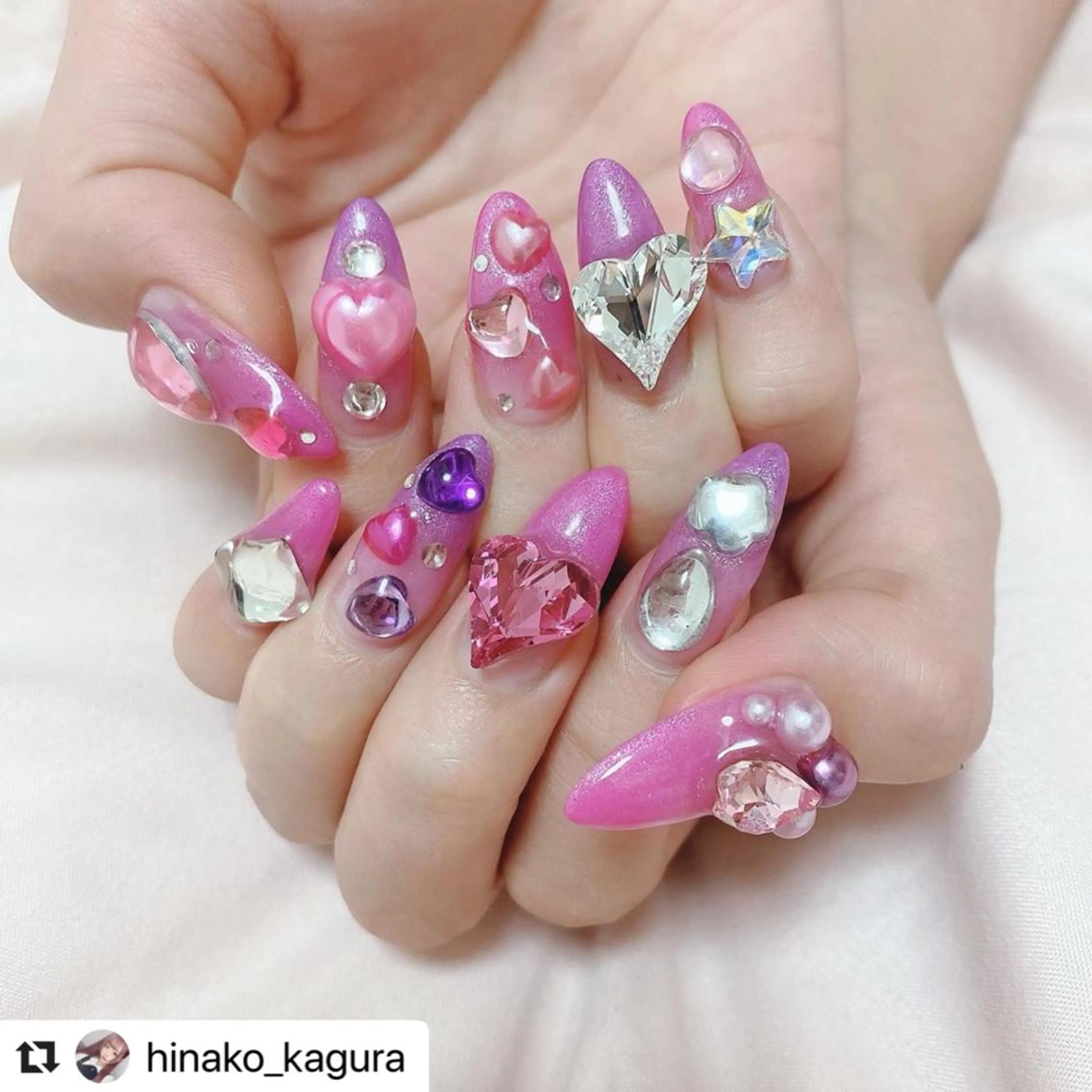 ロング カラー メンズ キッズ ネイル NAILSGOGO shibuyaのネイルデザイン