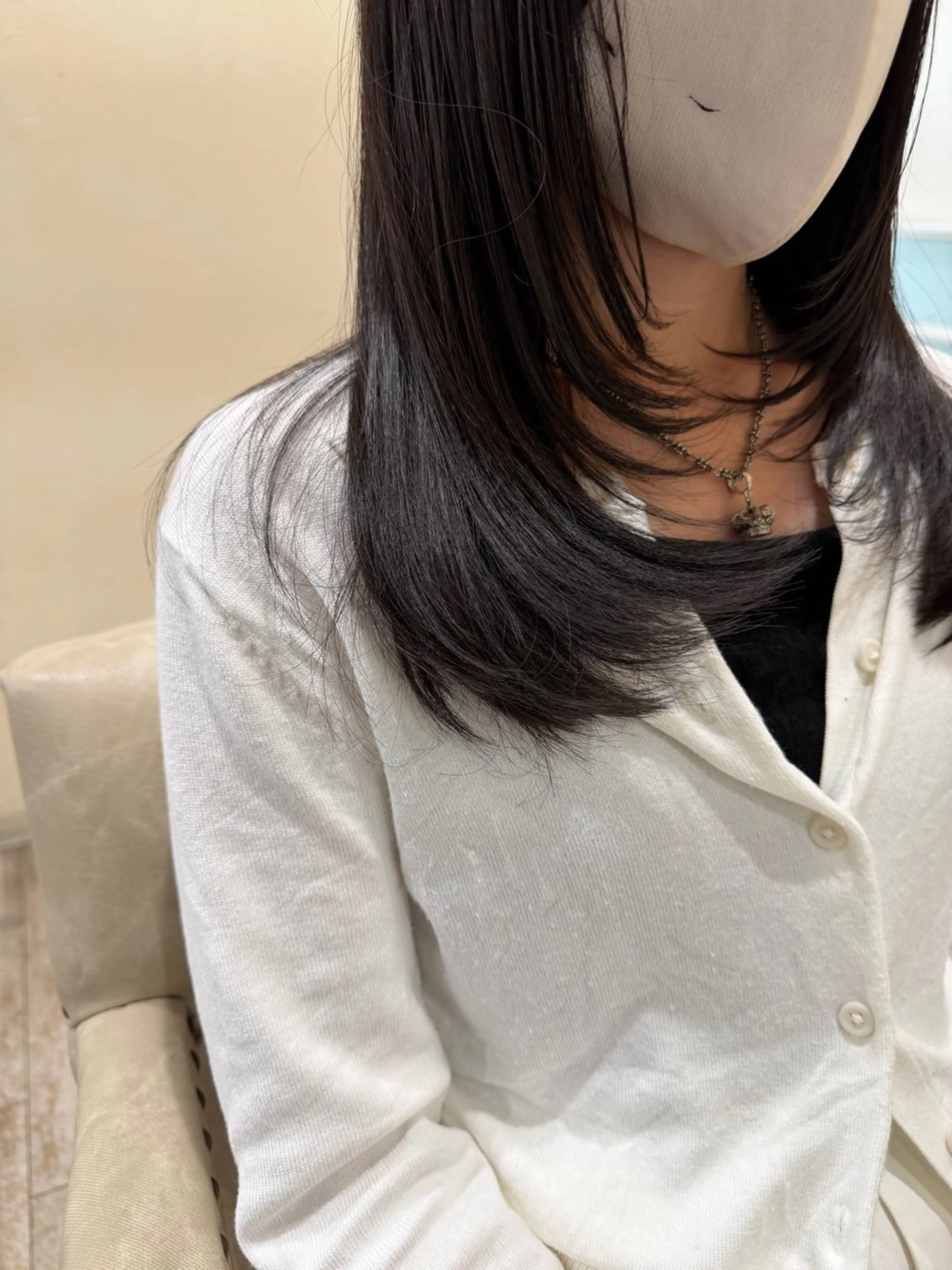 セミロング カラー 髪質改善 レイヤーカット カット ヘアカラー トリートメント 新越谷noble店長 松本拓也▶◀*.のヘアスタイル