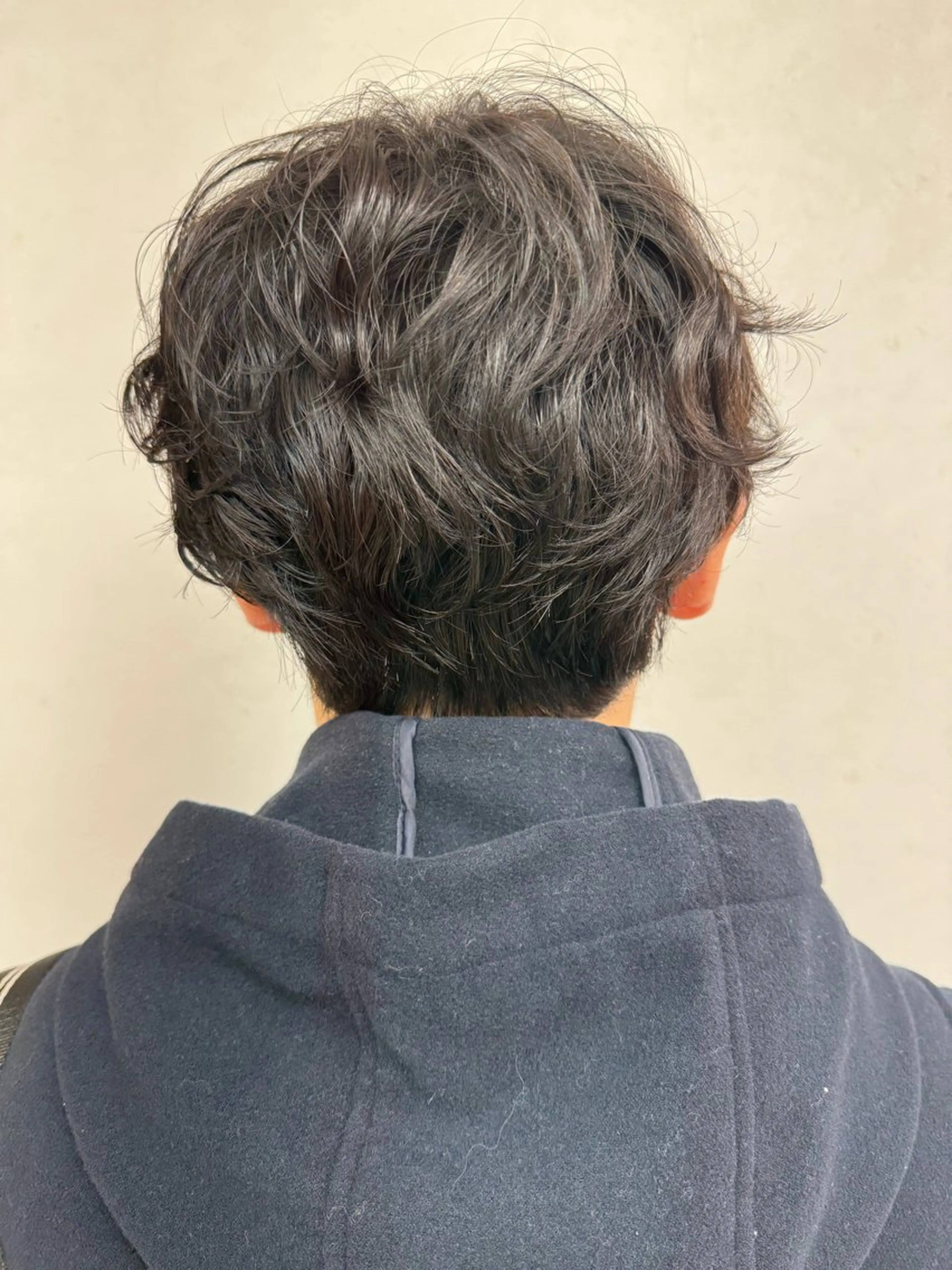 ショート パーマ メンズ カット パーマ トリートメント パーマ/ハイトーン /吉田眞のヘアスタイル