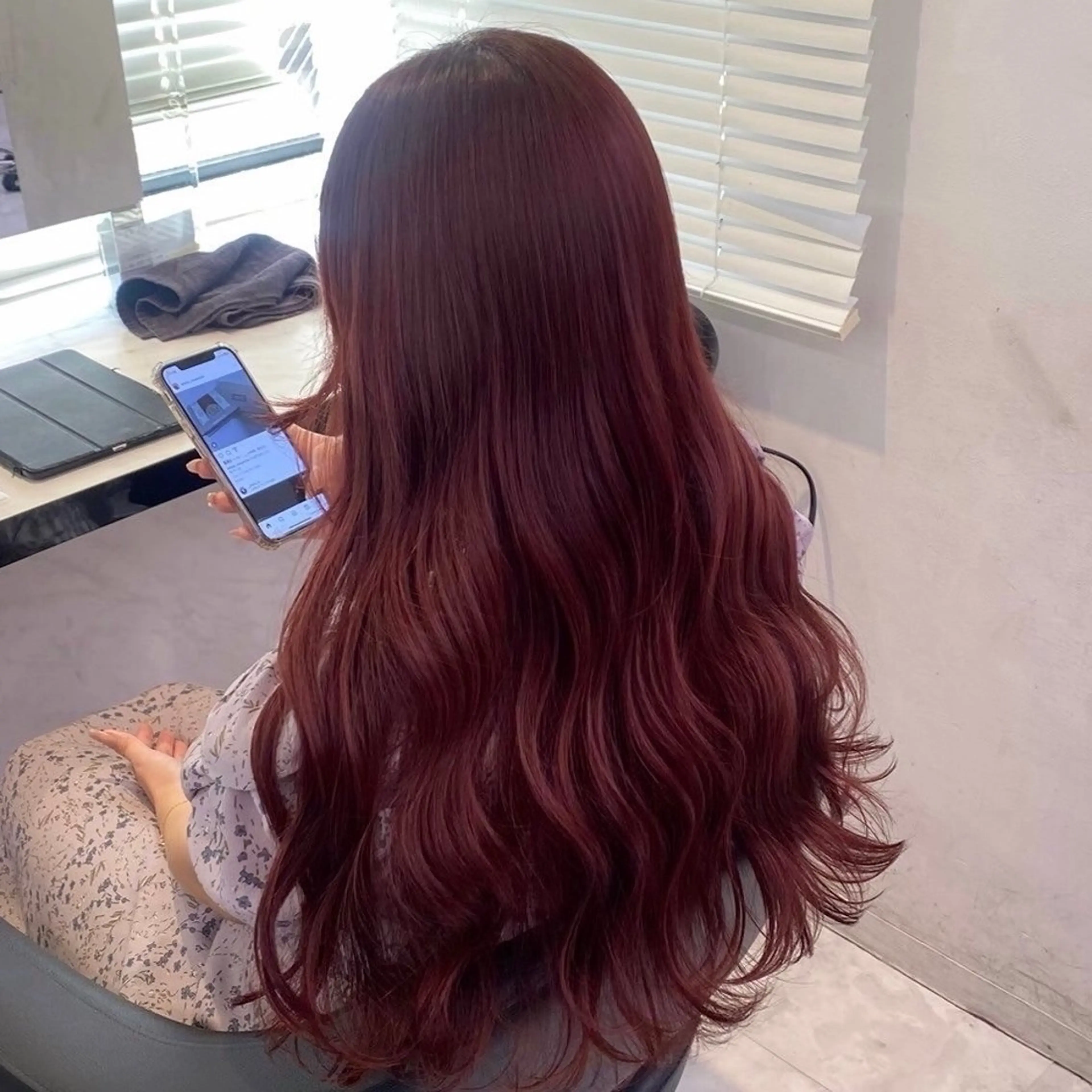 ロング カラー ヘアカラー トリートメント ヘアセット 🍒トレンド暖色ヘア 🍒Manamiのヘアスタイル