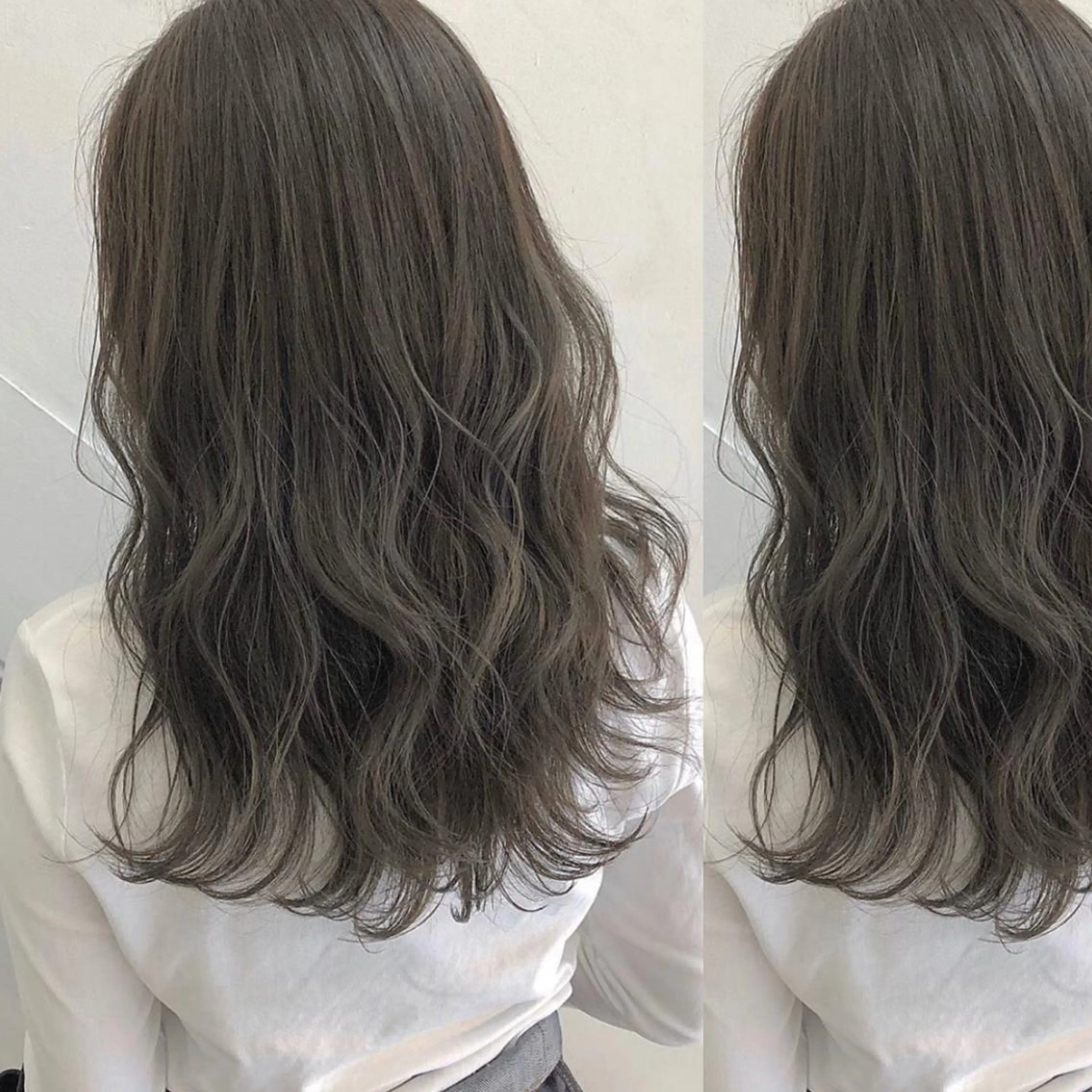 セミロング カラー CLUTCH天王寺 西藤遥河のヘアスタイル