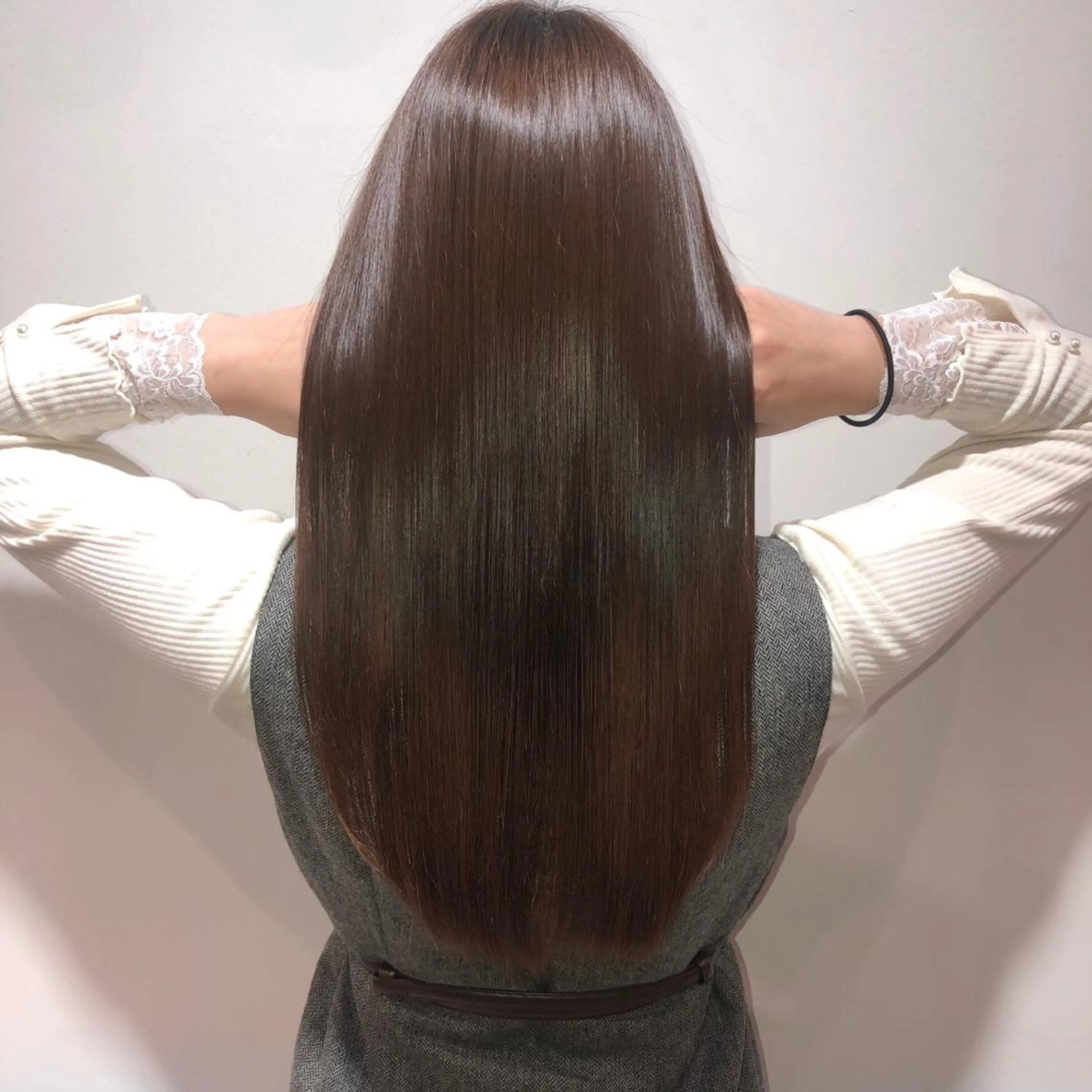 ロング 縮毛矯正 韓国ヘア特化型美容師 カワノマイ🇰🇷のヘアスタイル