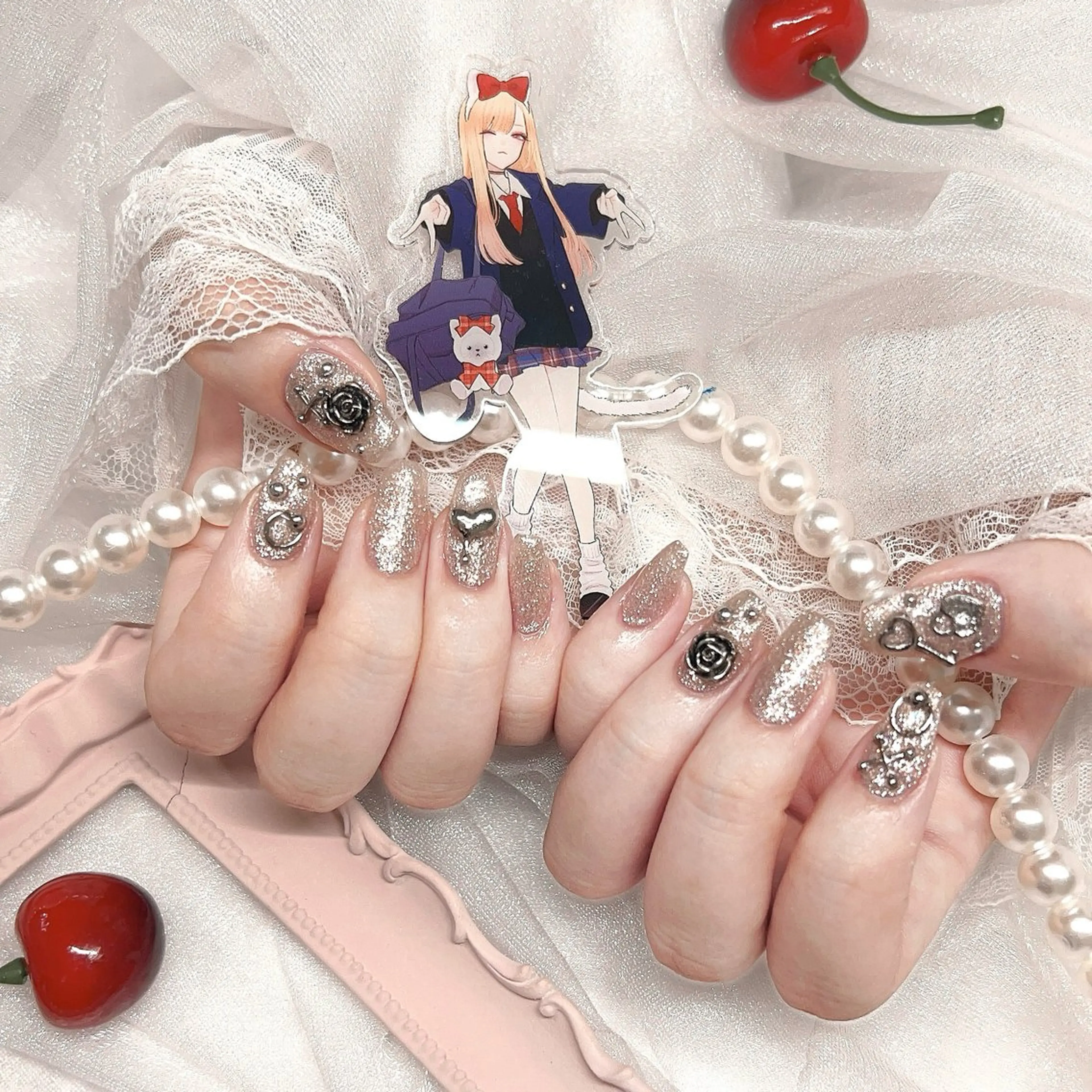 オフ込🎀持ち込みデザイン6本付け放題コースの写真