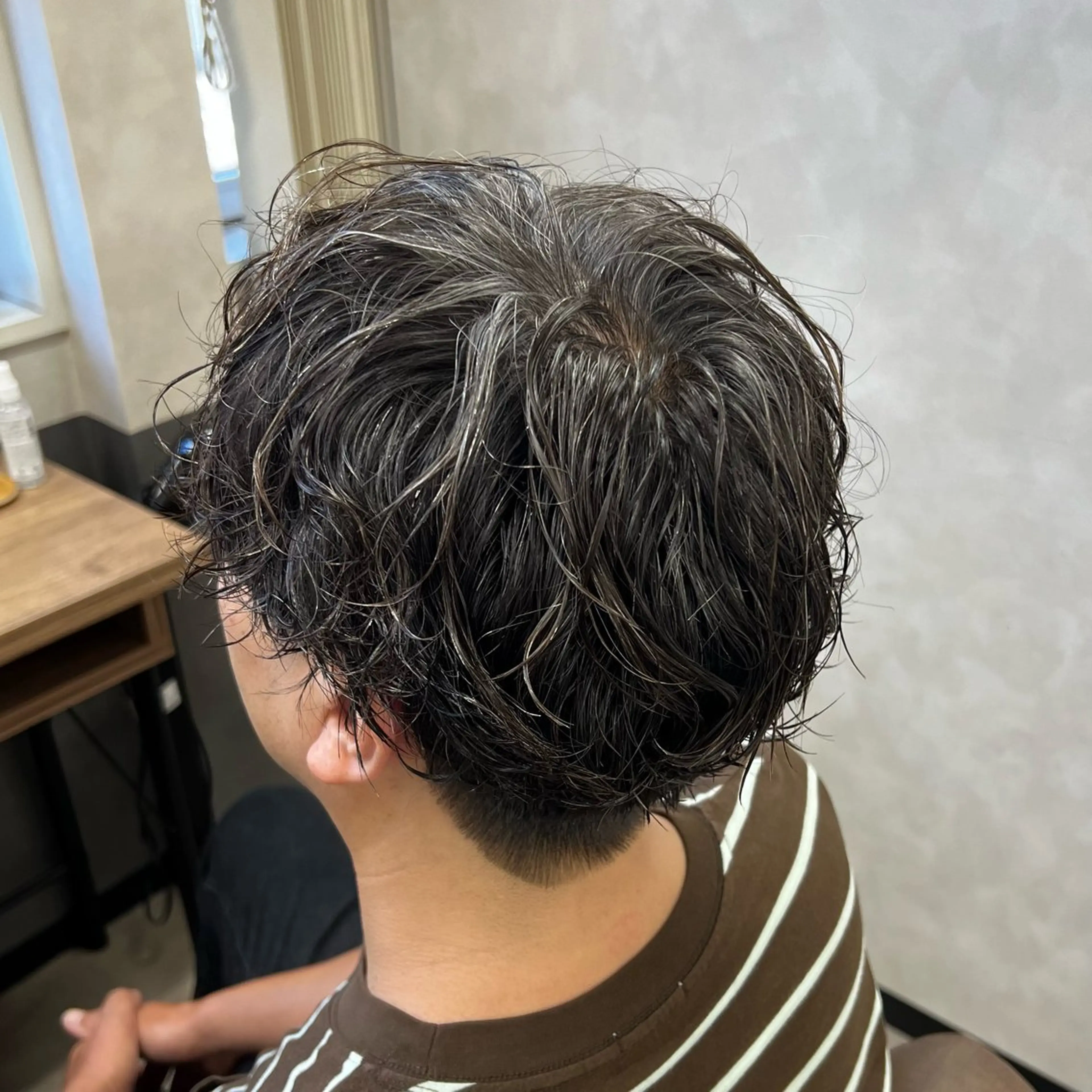 パーマ メンズ メンズパーマ 岡野 綾のヘアスタイル