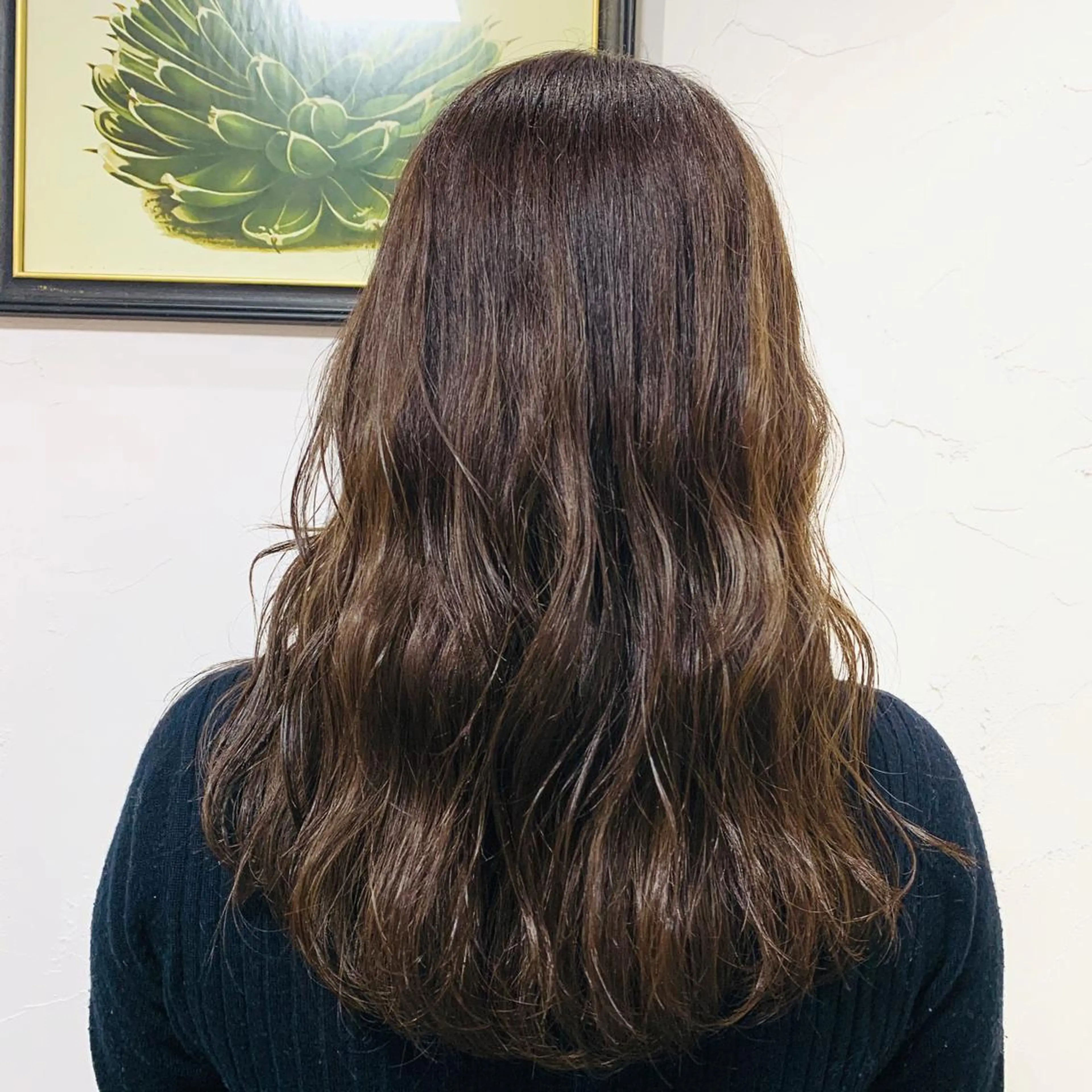 ロング ハイライト 脇田 杏菜のヘアスタイル