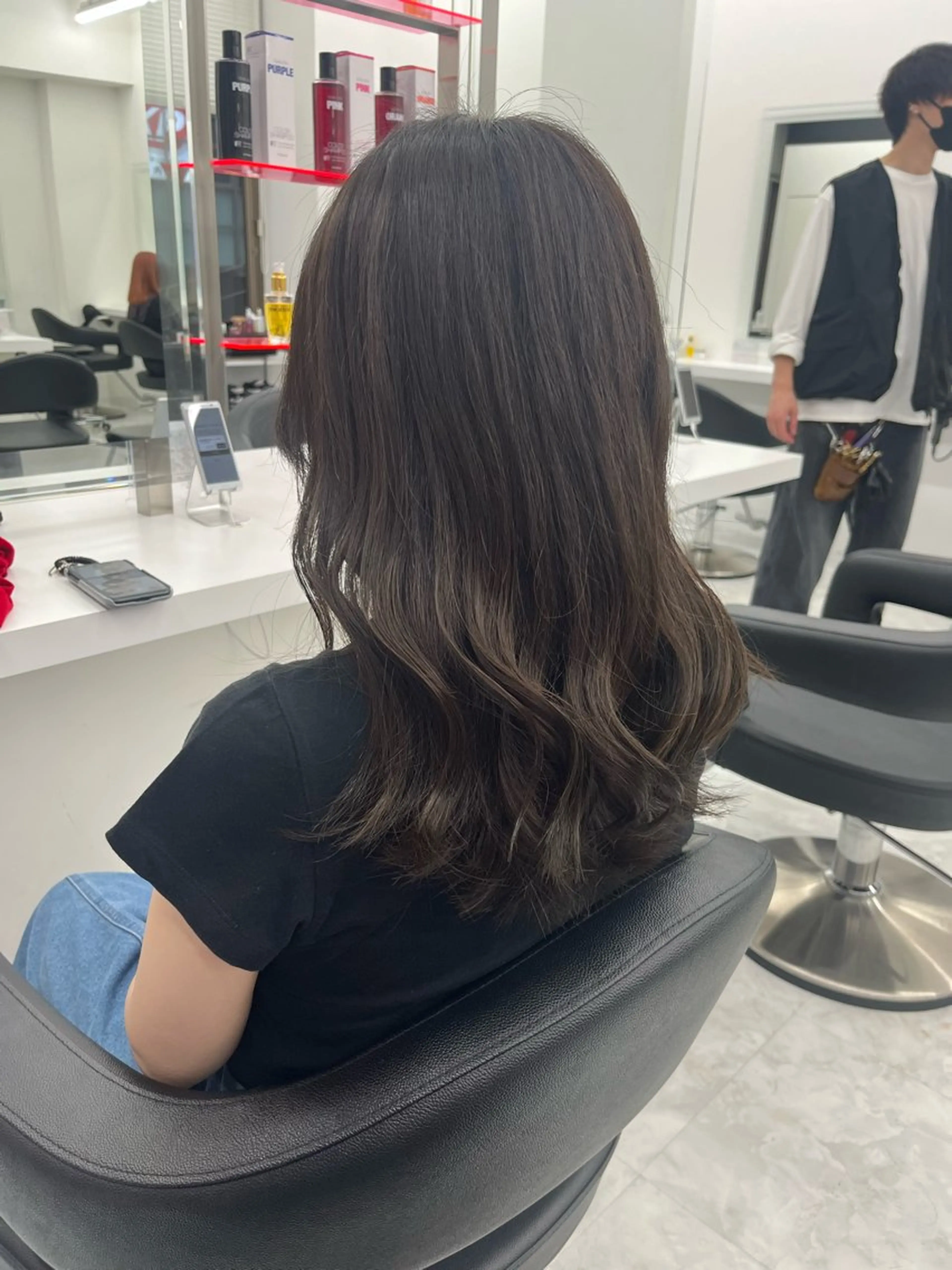 ロング カラー ヘアカラー トリートメント 💖トレンド夏 カラー💖FUTAのヘアスタイル