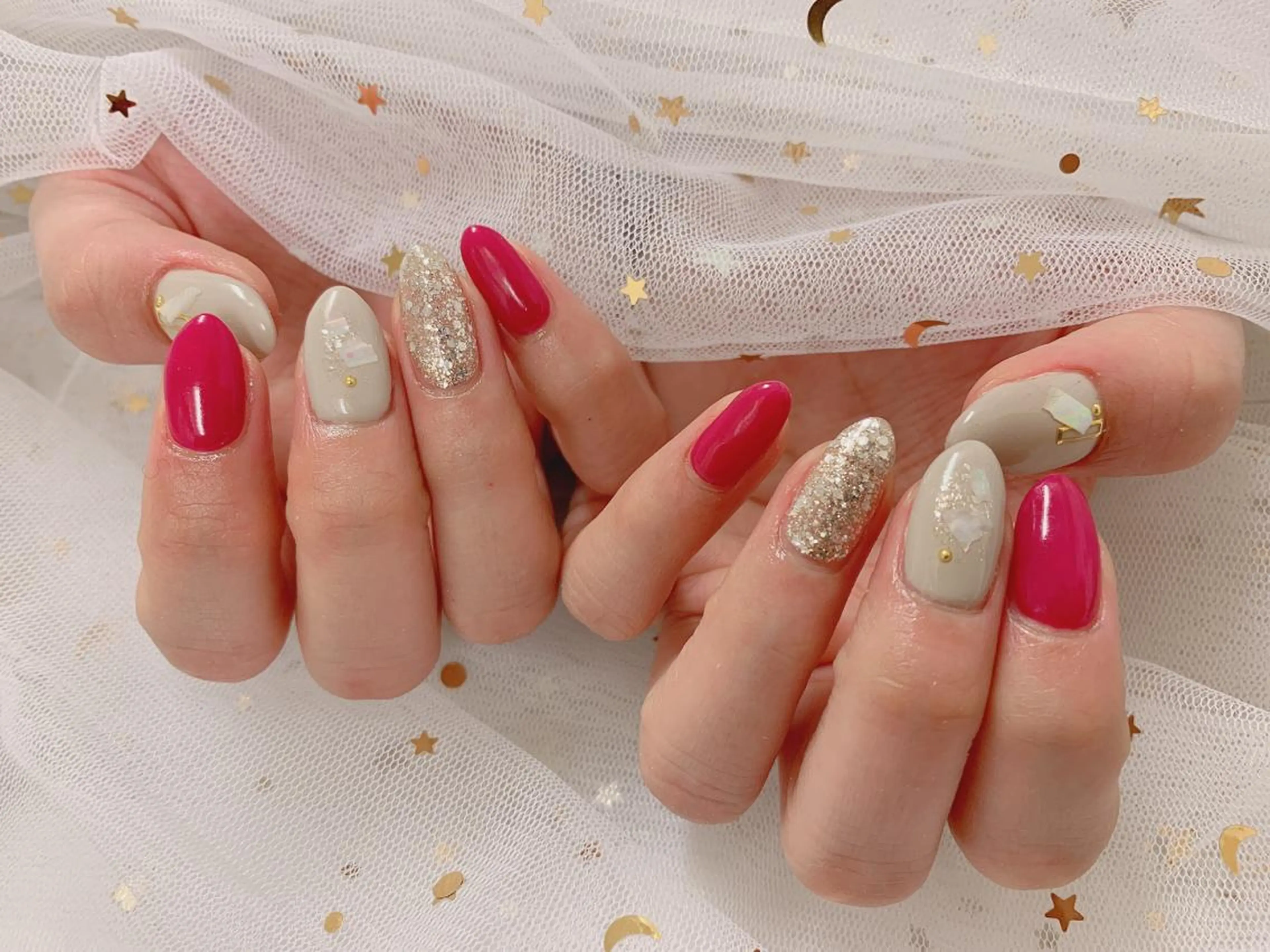 ネイル MiKi Nai池袋 長さだし得意のネイルデザイン