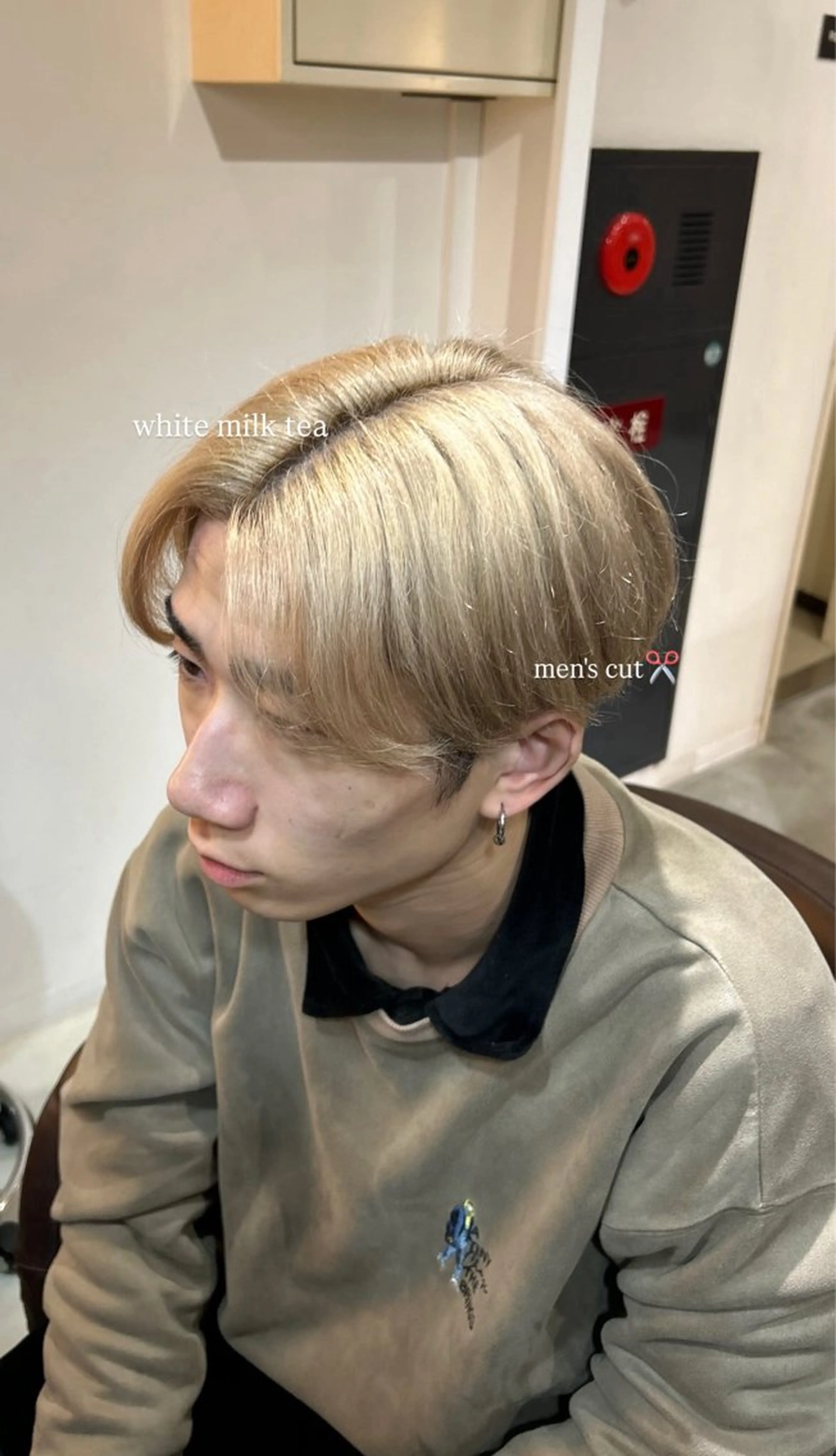 カラー メンズ メンズブリーチ ブリーチ 坂本奈都美 🎀のヘアスタイル