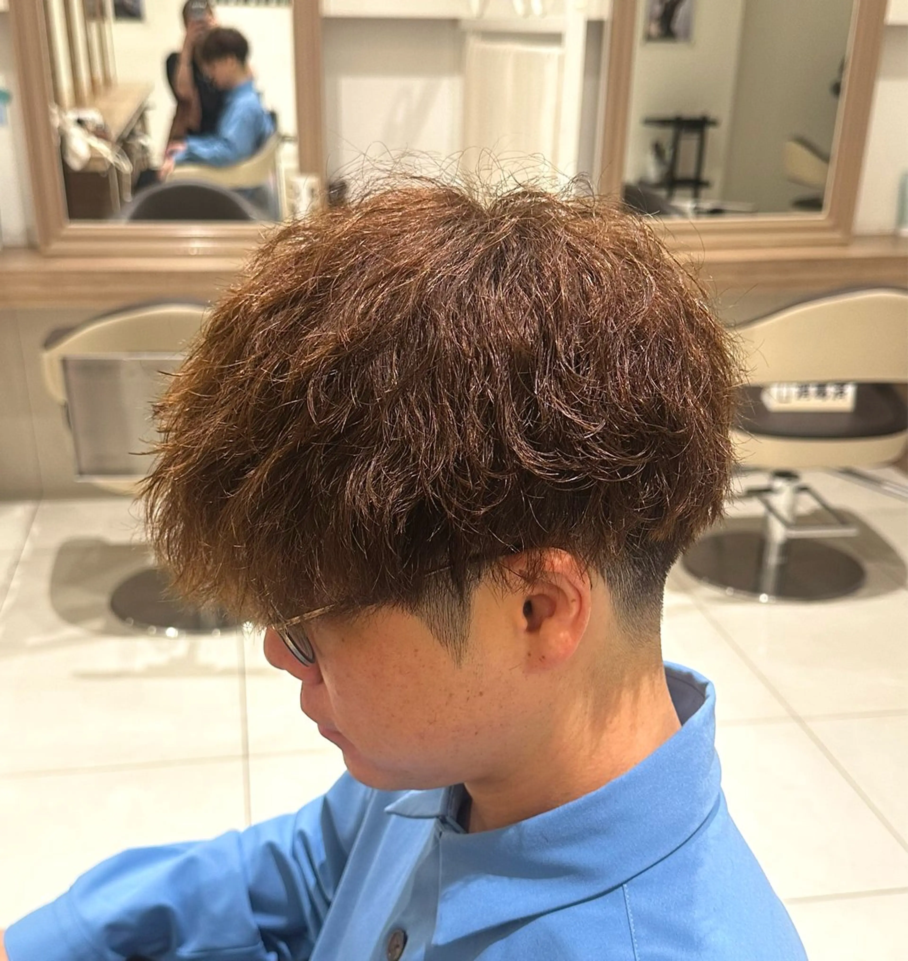カラー パーマ メンズ メンズパーマ ツイストスパイラルパーマ スパイラルパーマ カット パーマ Ash 八王子店 パーマ特化‪‪ユージのヘアスタイル