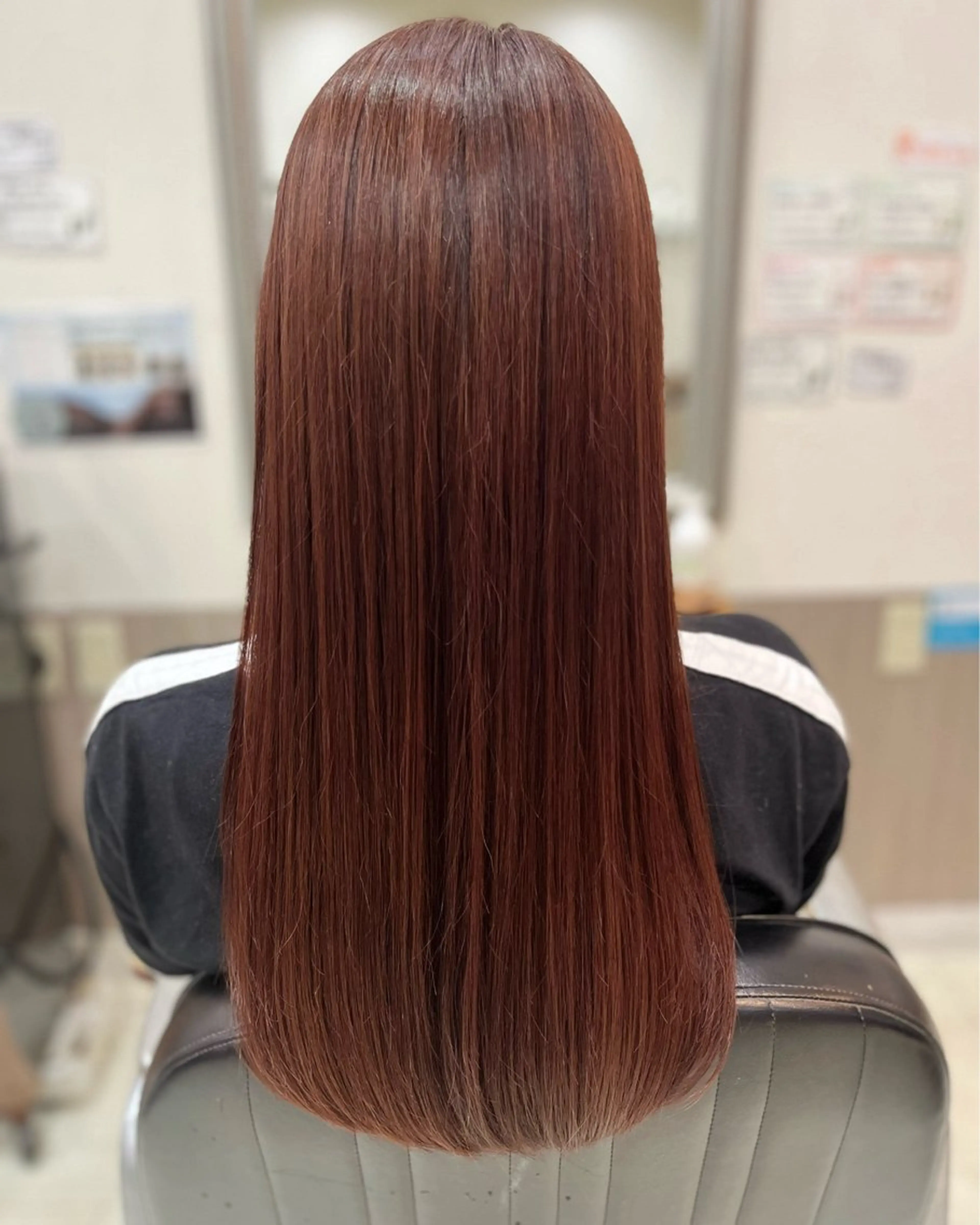 ロング カラー ブラウンカラー ヘアカラー トリートメント 堀川 希歩のヘアスタイル