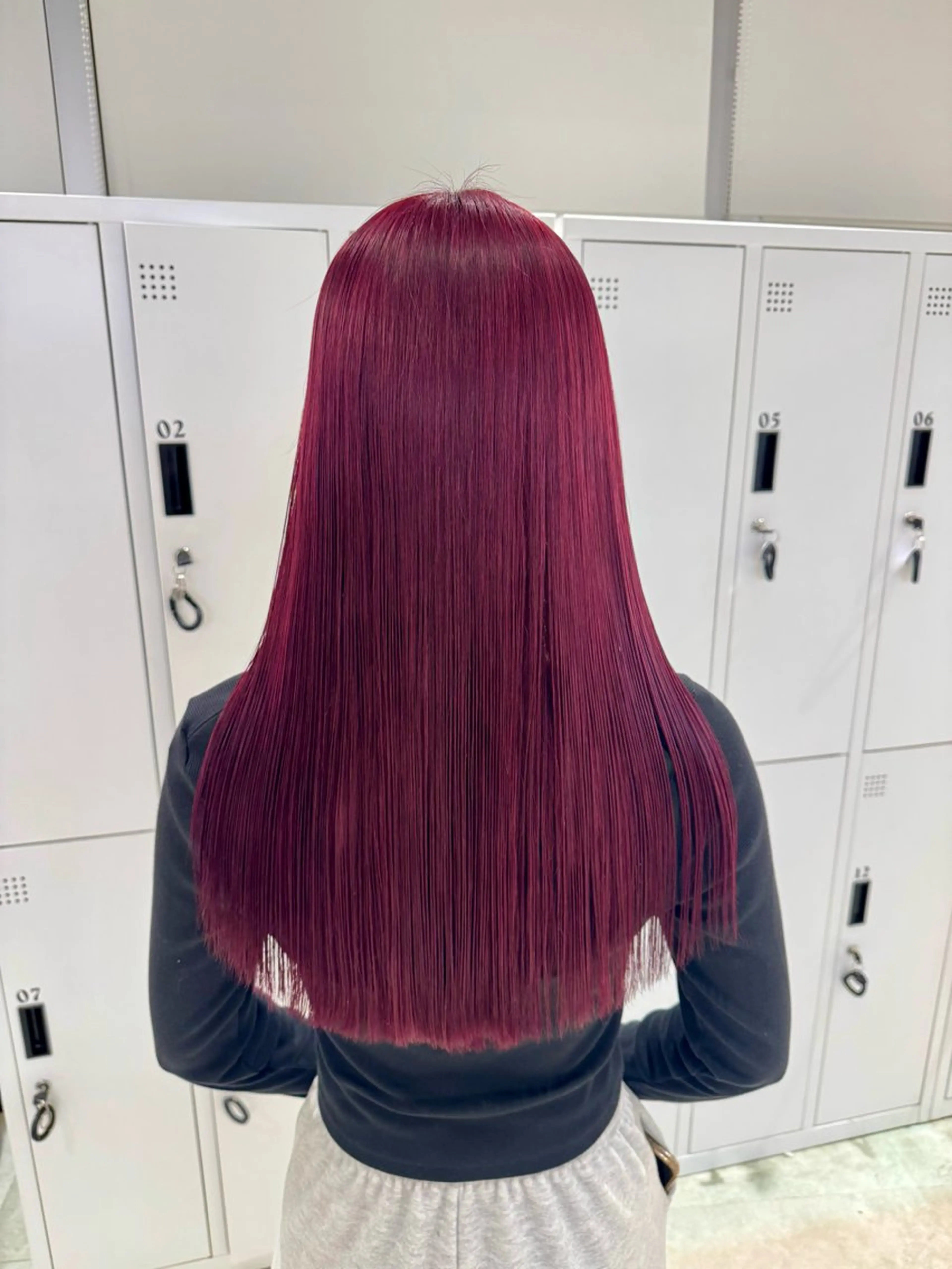 カラー レッドカラー ヘアカラー トリートメント 透明感カラー✨艶髪 制作🌱山根あゆみのヘアスタイル