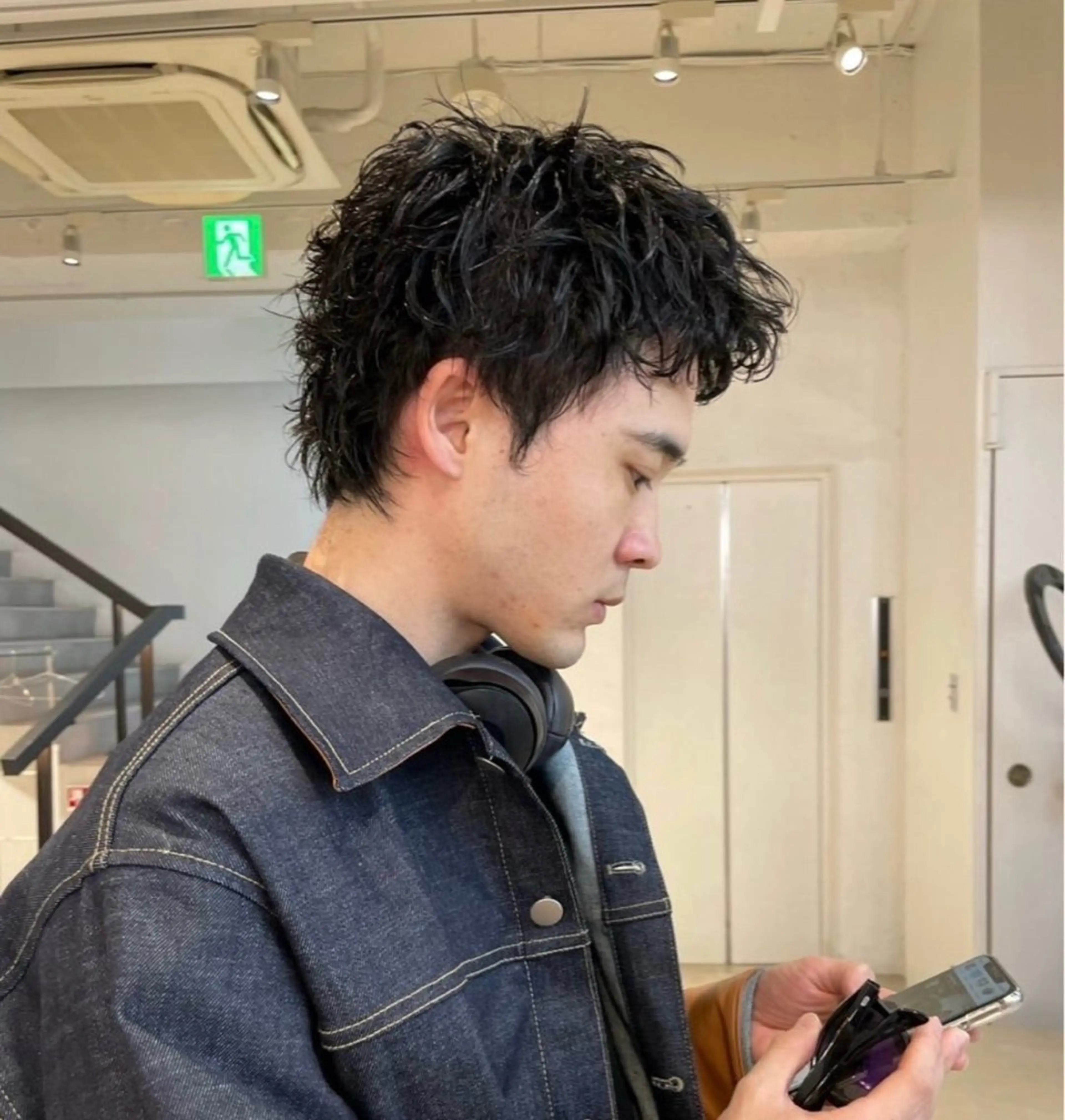 メンズ カット 🦋女子ウケメンズ パーマYUI🦋のヘアスタイル