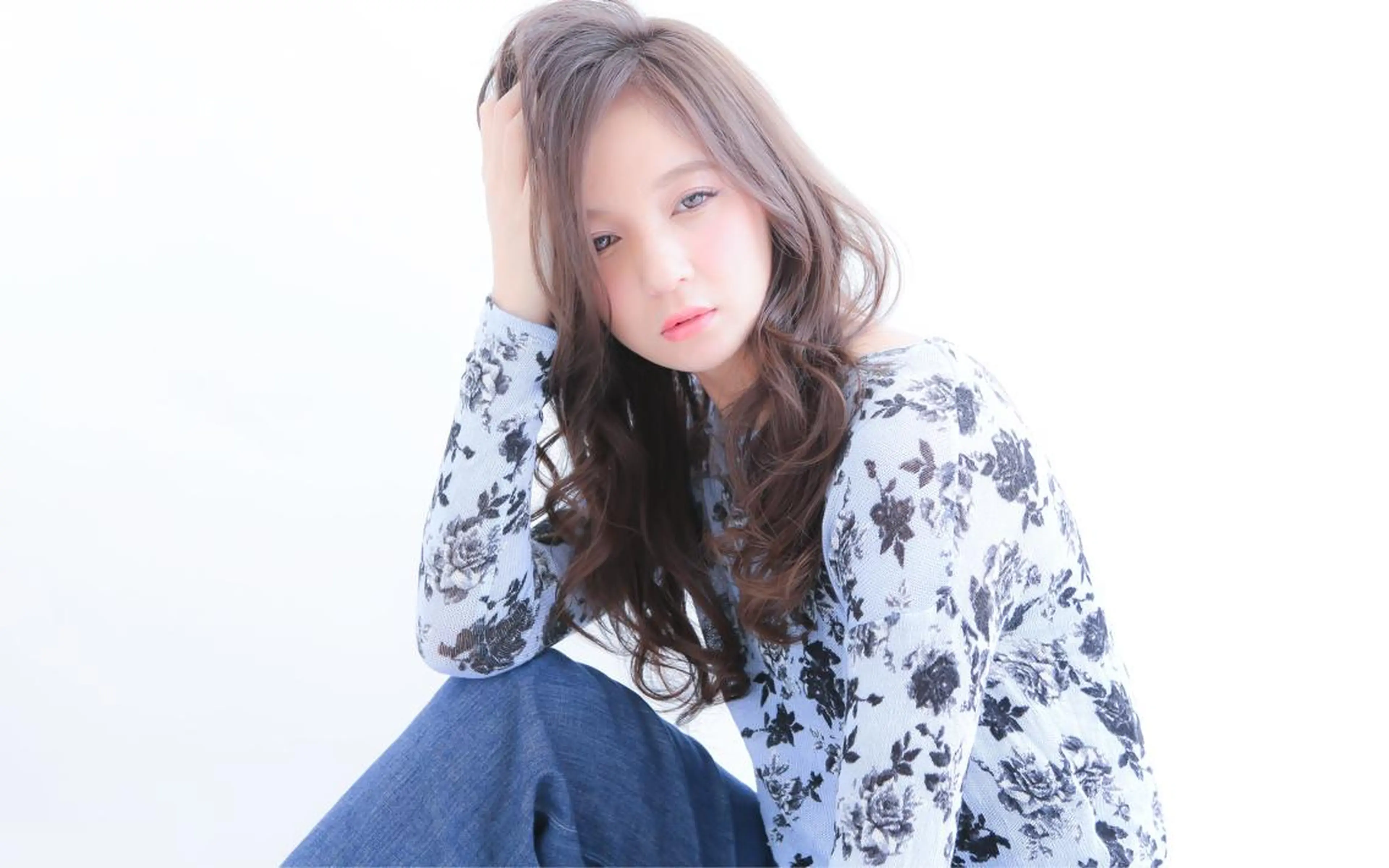 ロング カラー モテ髪透明感❤️ デイズヘアカラーのヘアスタイル