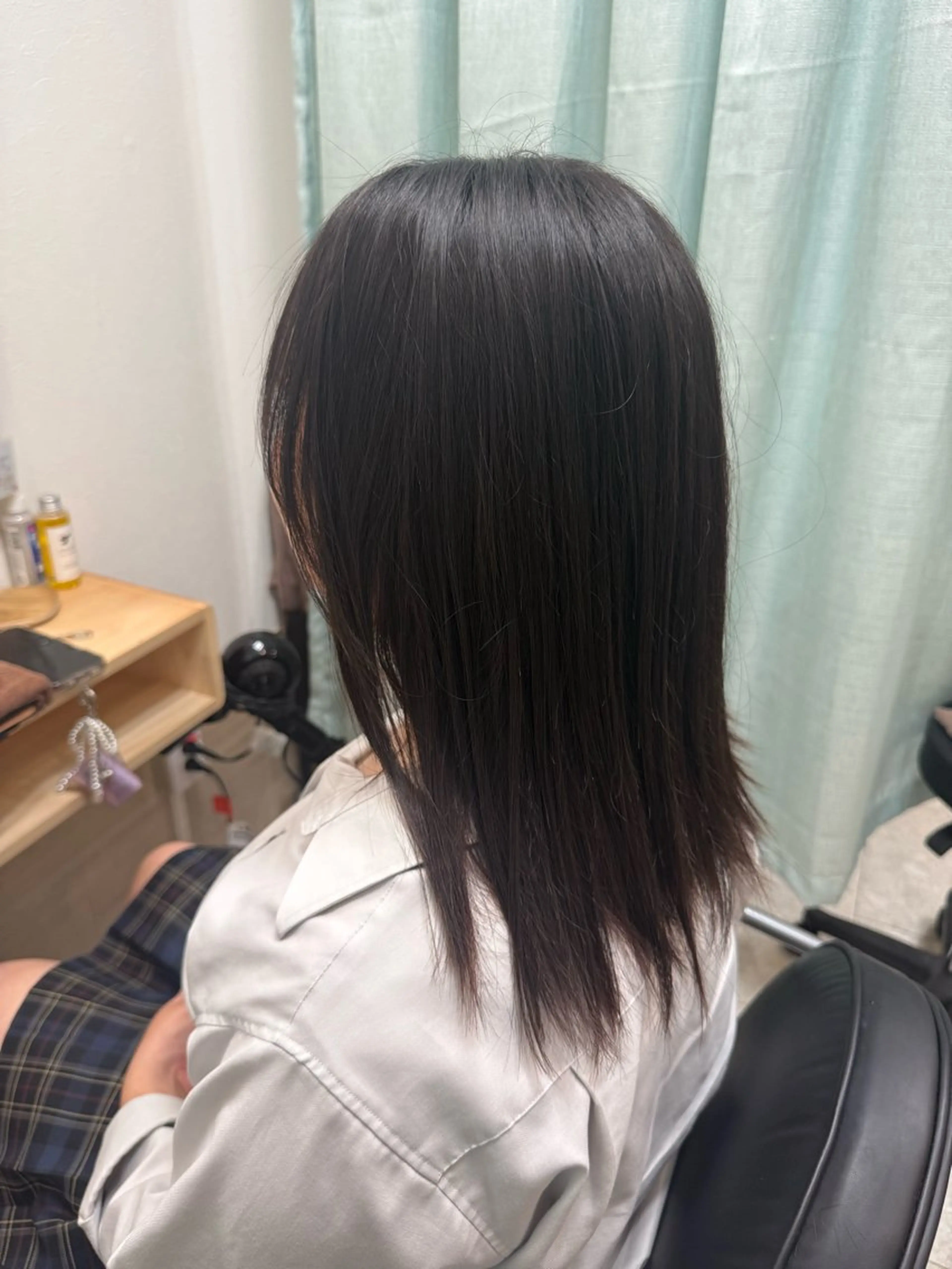 ミディアム カット 縮毛矯正 トリートメント TELAHAIR 篠原翔哉のヘアスタイル