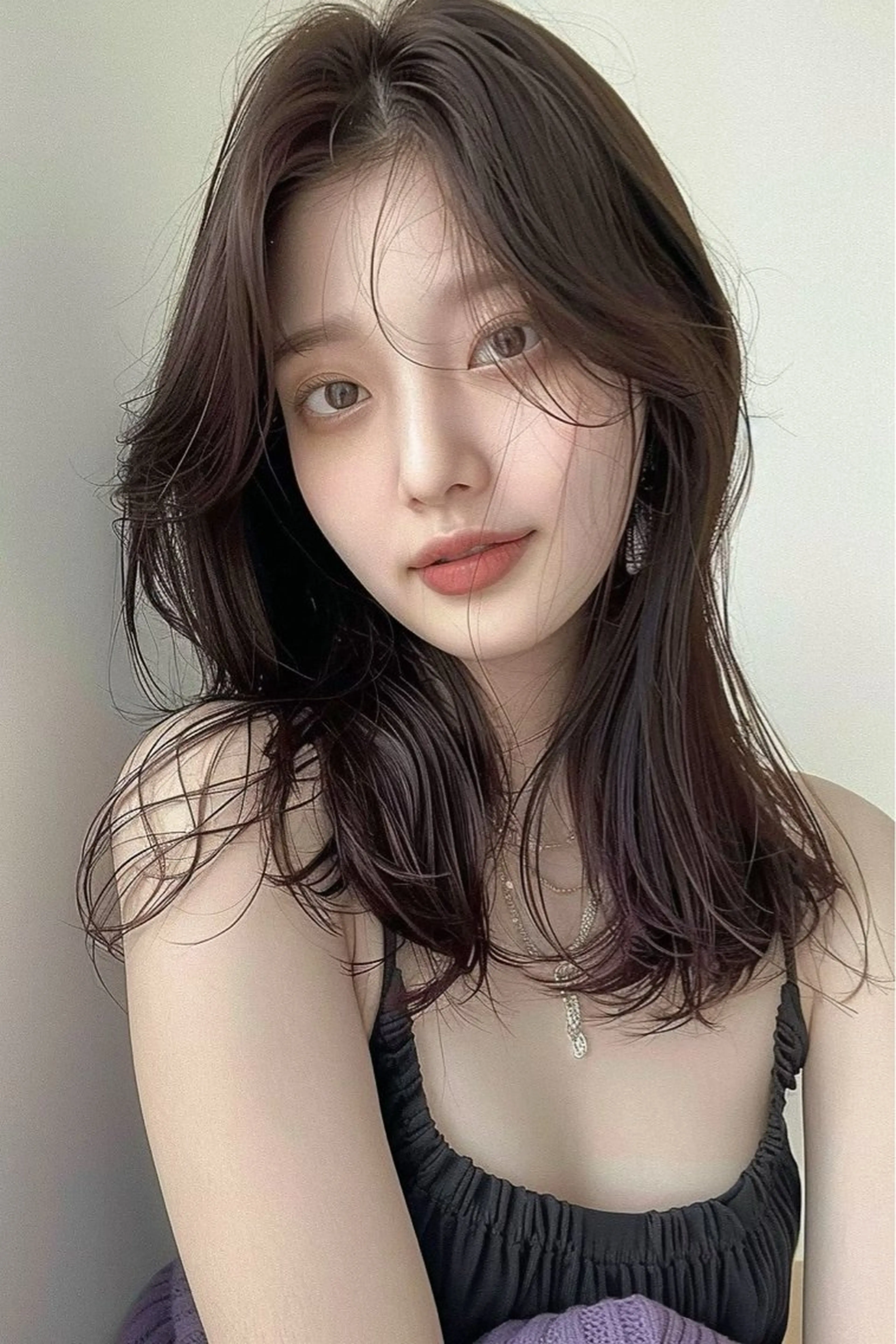 ミディアム lana hair 新宿/髪質改善/韓国のヘアスタイル