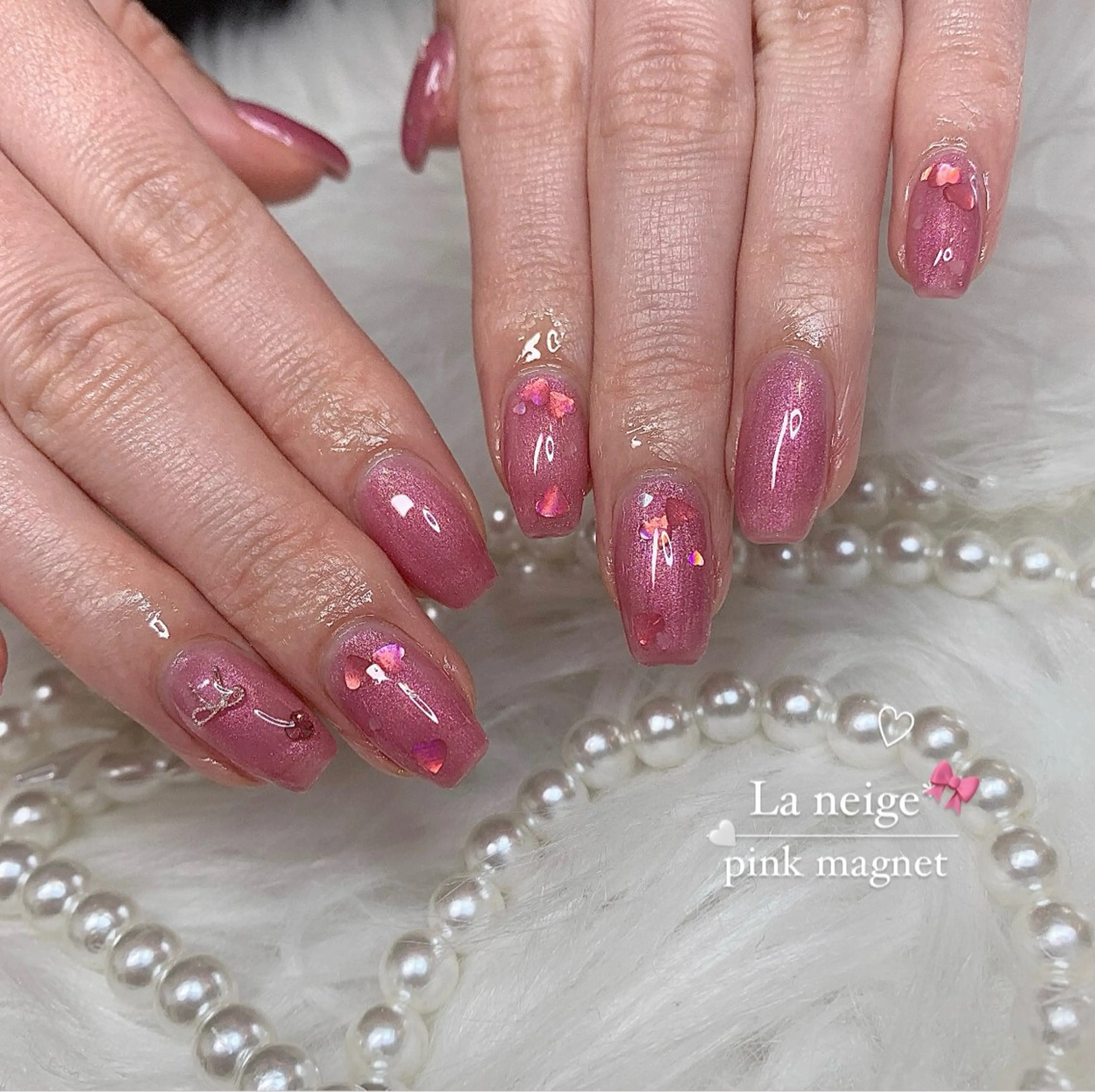 ネイル La neige* yuki 🥯🍑のネイルデザイン