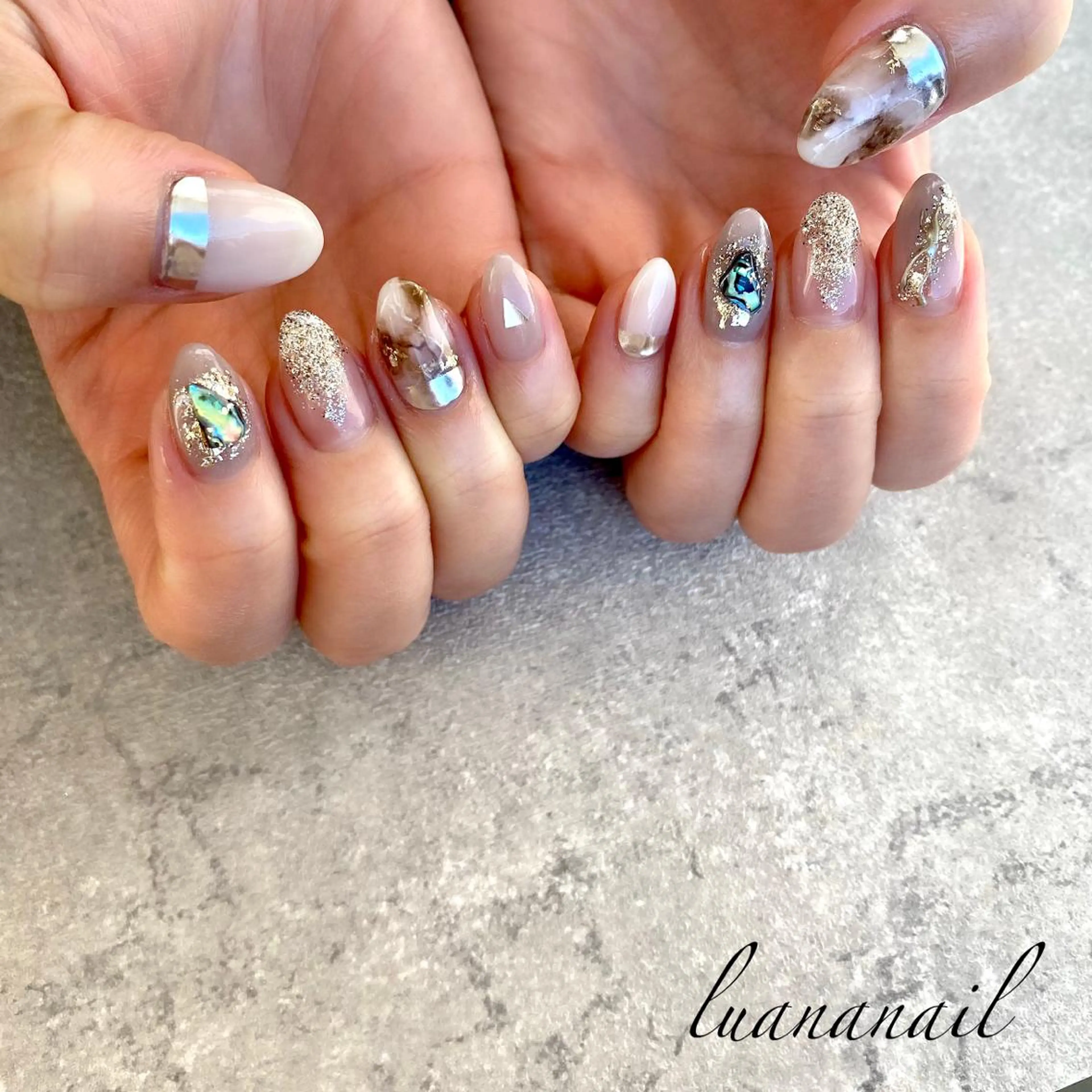 ネイル ハンドネイル luana nailのネイルデザイン