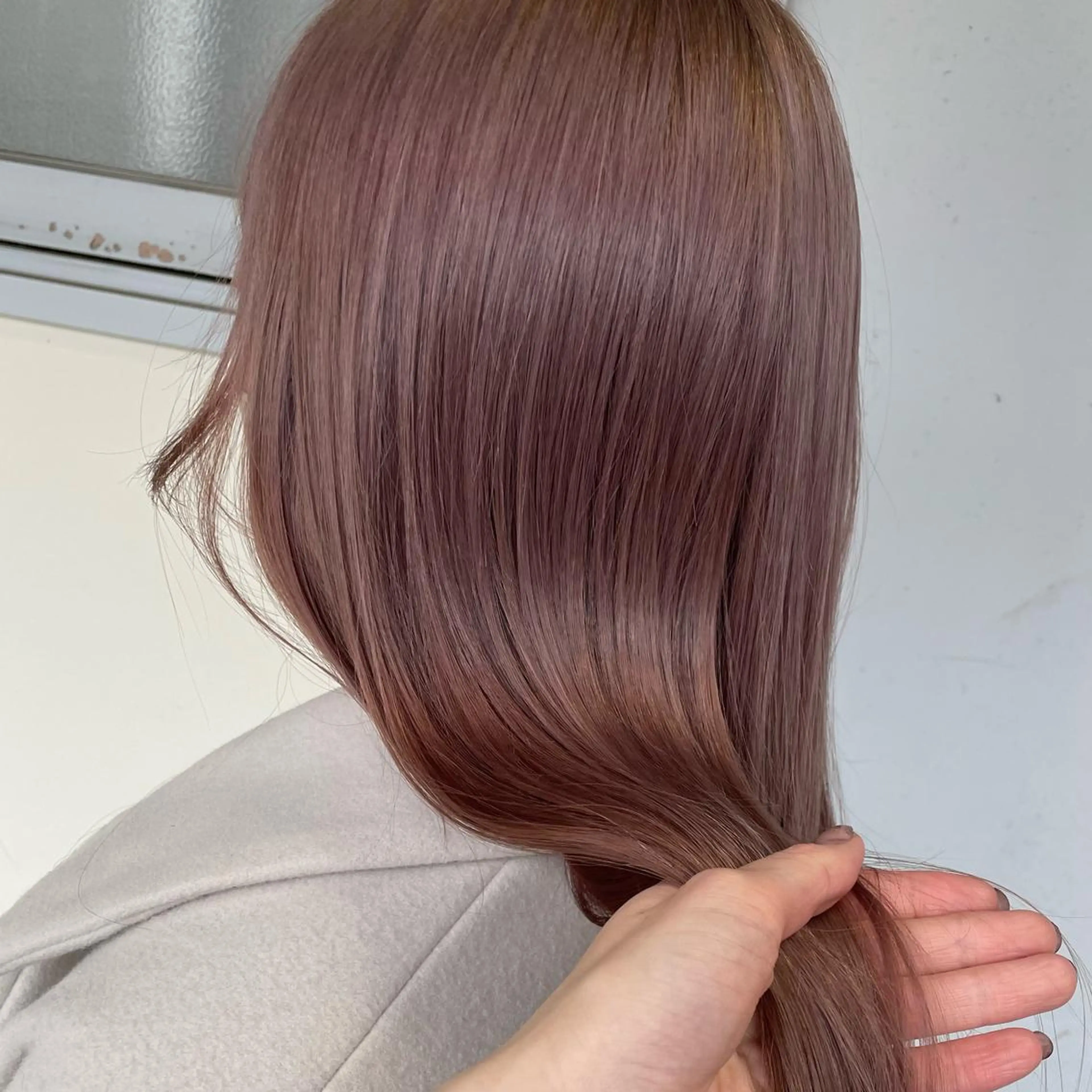 ロング カラー ヘアアレンジ mao透明感カラー 似合わせヘアメイクのヘアスタイル