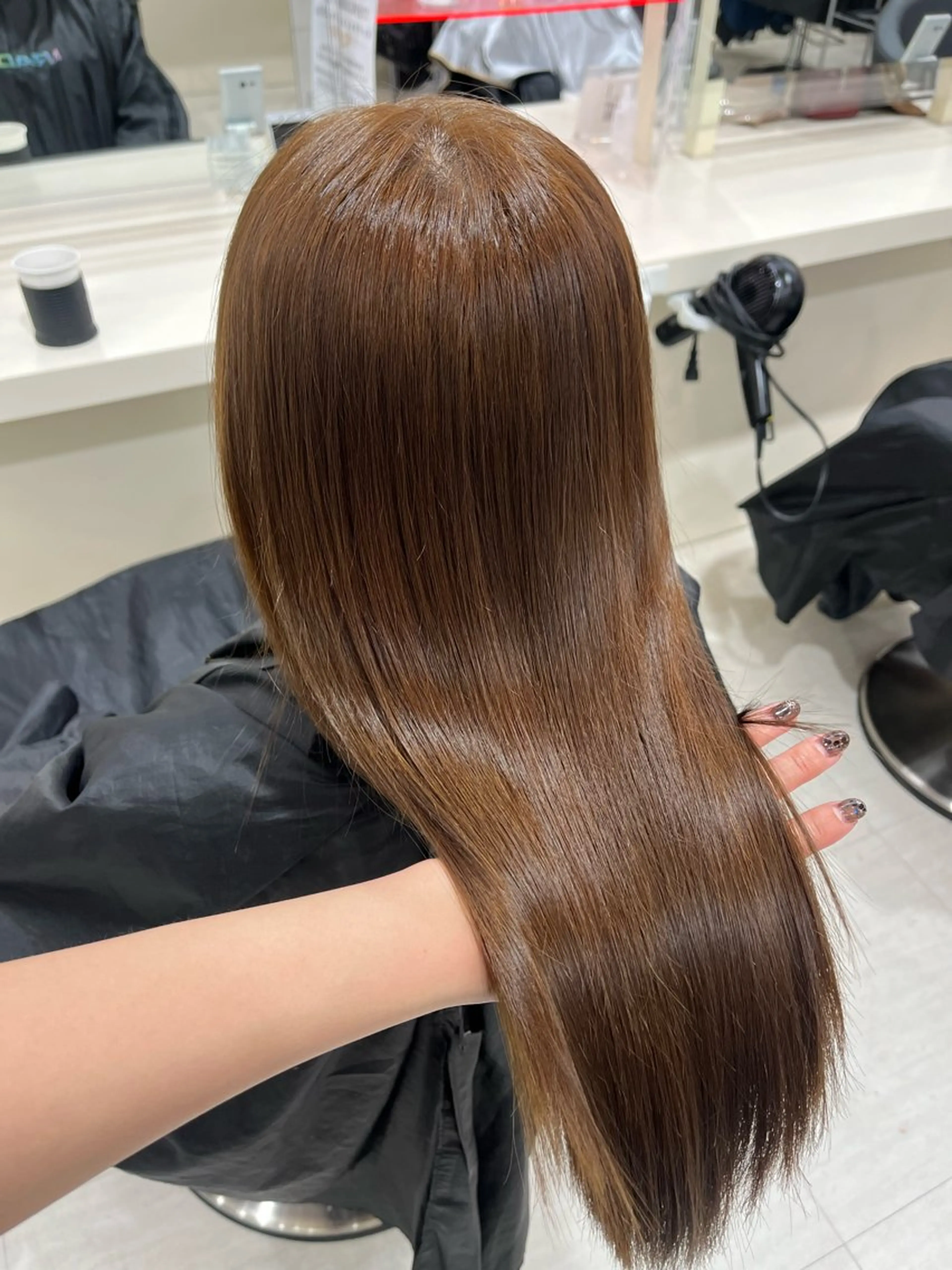 ロング カラー 大人上品ベージュ 🎀HARUNAのヘアスタイル