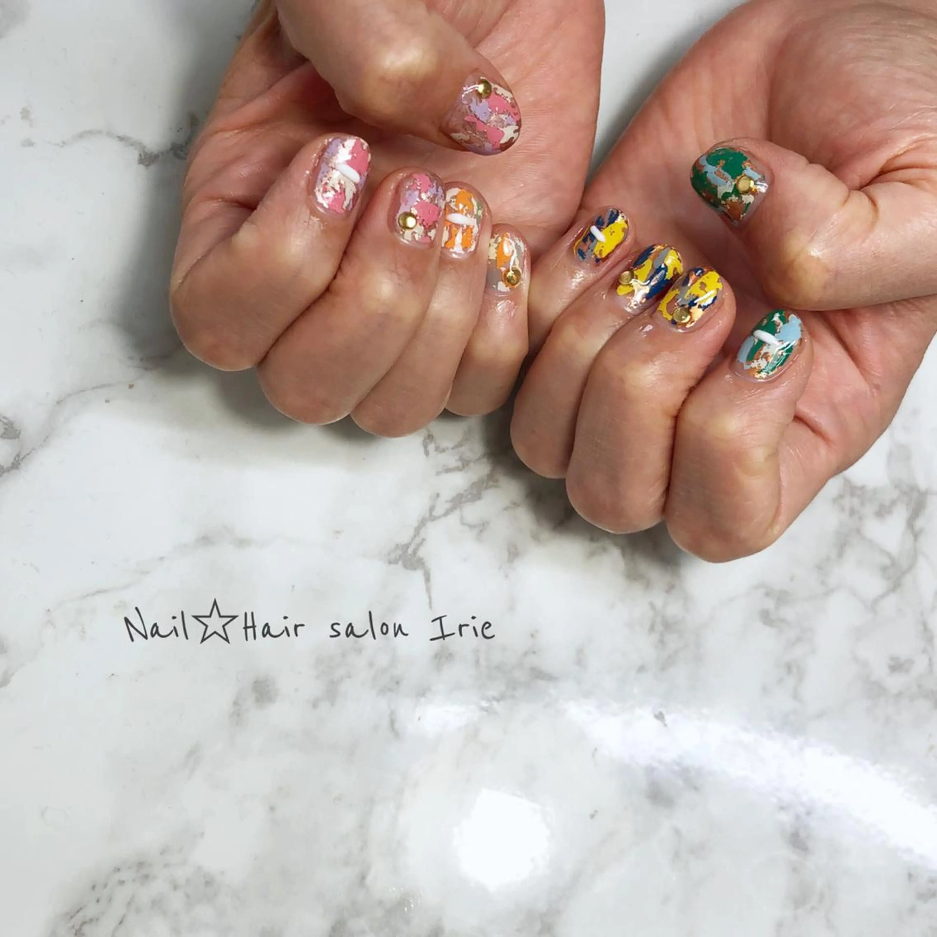 ネイル ハンドネイル Hair salon Irie所属・與儀 知佳のネイルデザイン