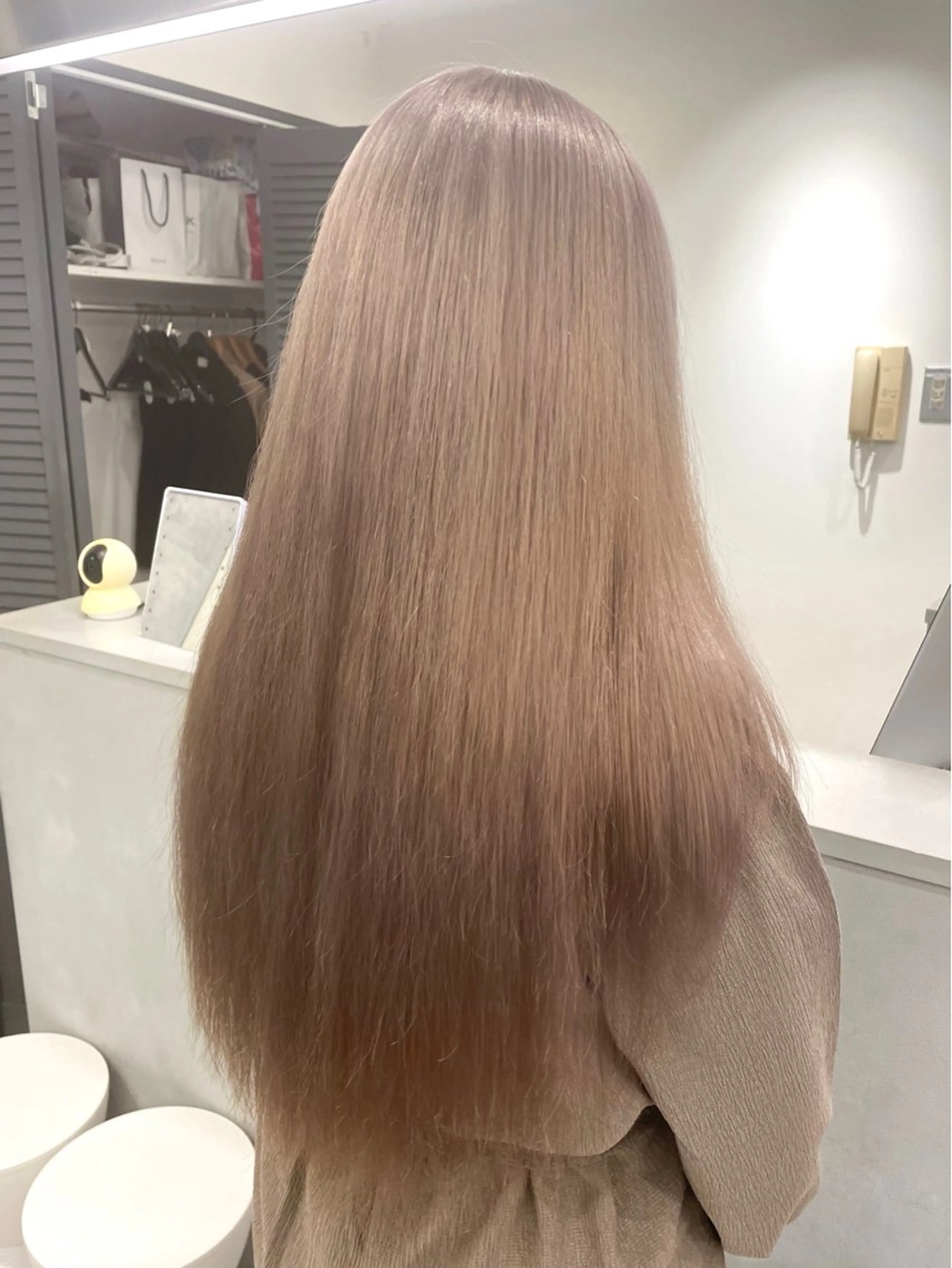 ロング ヘアカラー トリートメント ♡似合わせハイトーン ♡maiのヘアスタイル