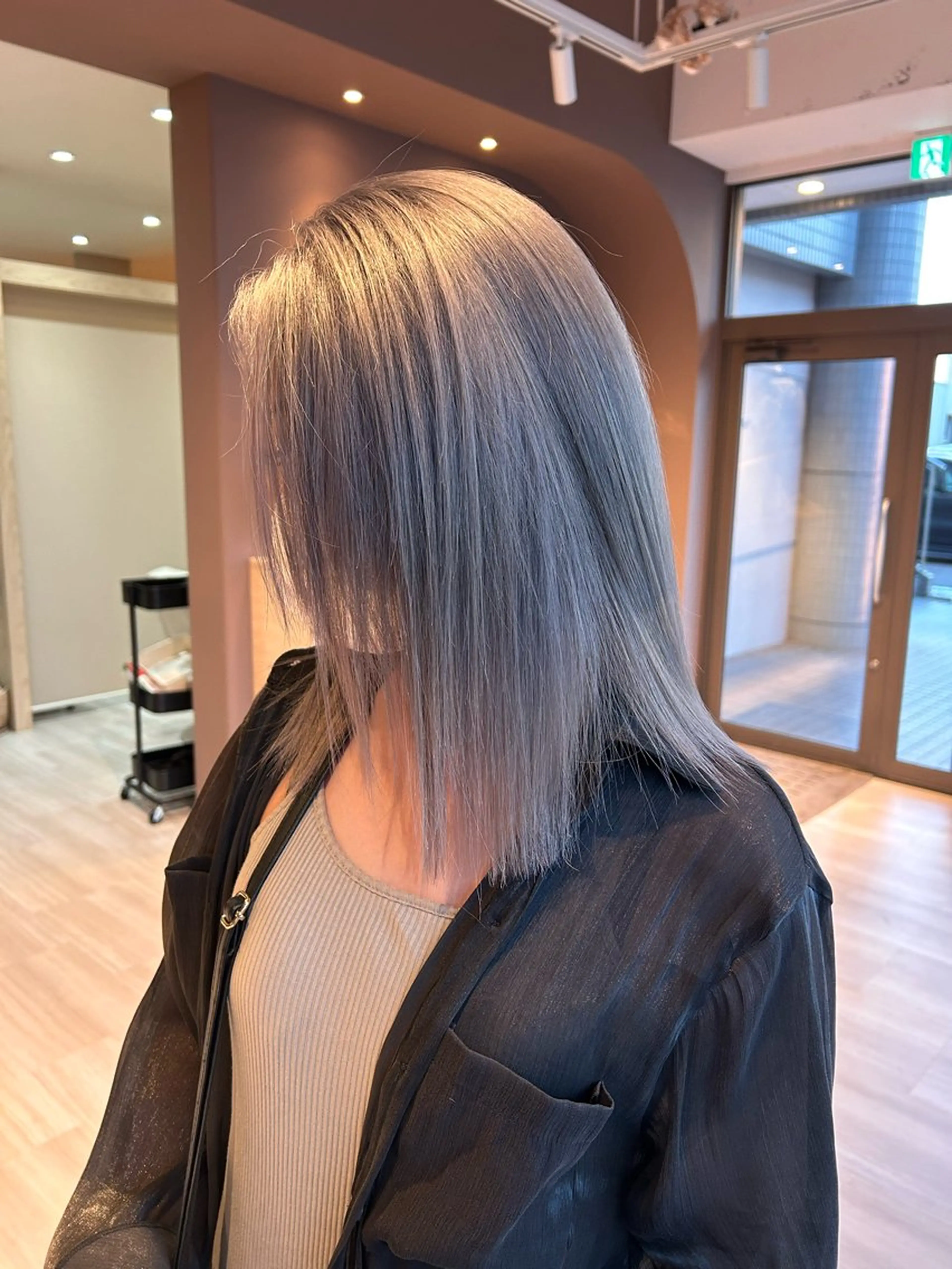 ロング ヘアカラー Licol所属・髪質改善×ダブル カラー専門フリー予約のヘアスタイル