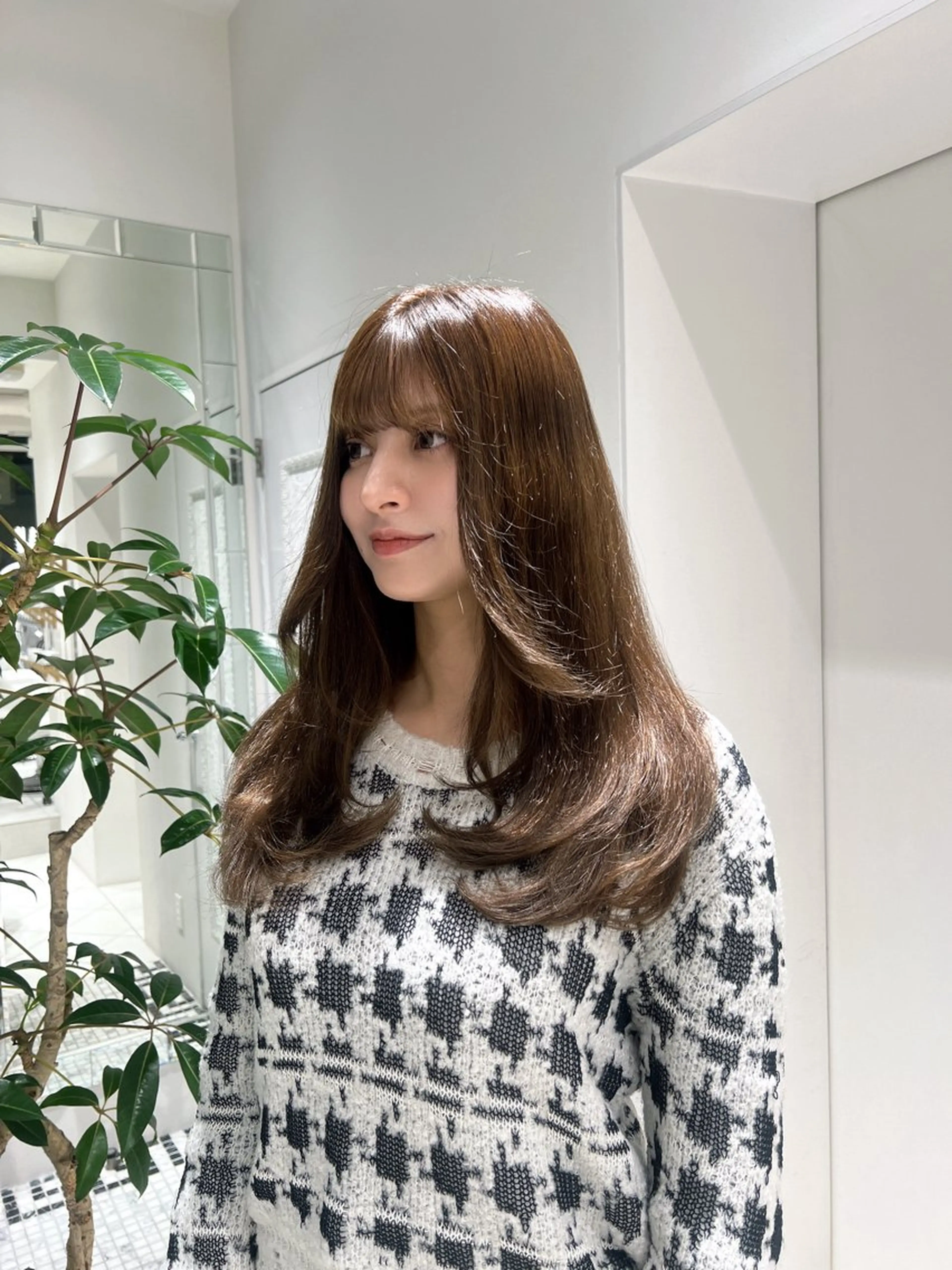 ロング 縮毛矯正 森川 翔太のヘアスタイル