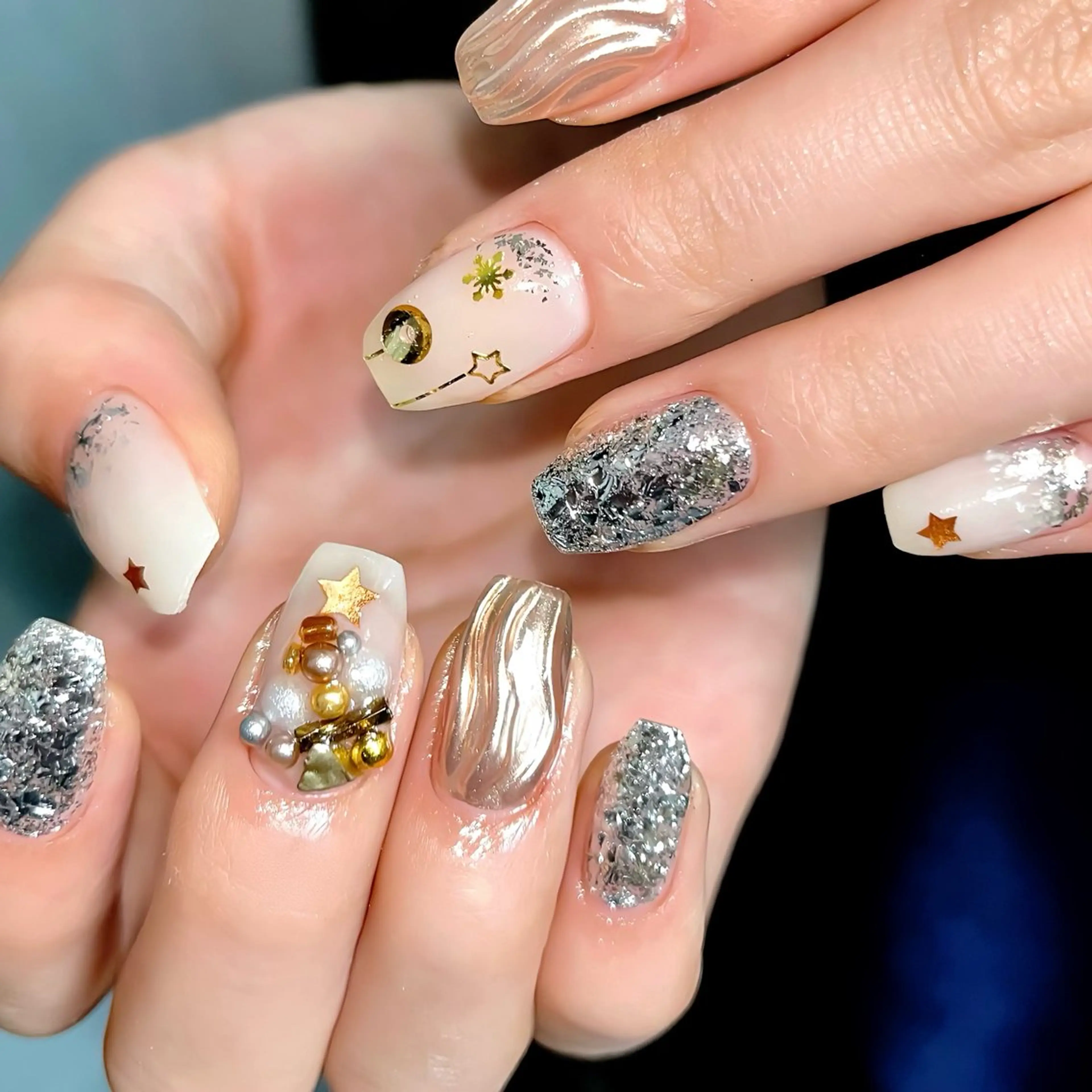 ネイル フレンチネイル ワンカラーネイル シンプルネイル ツイードネイル ワンホンネイル ハンドネイル 🫧OPELIA NAIL渋谷🫧のネイルデザイン