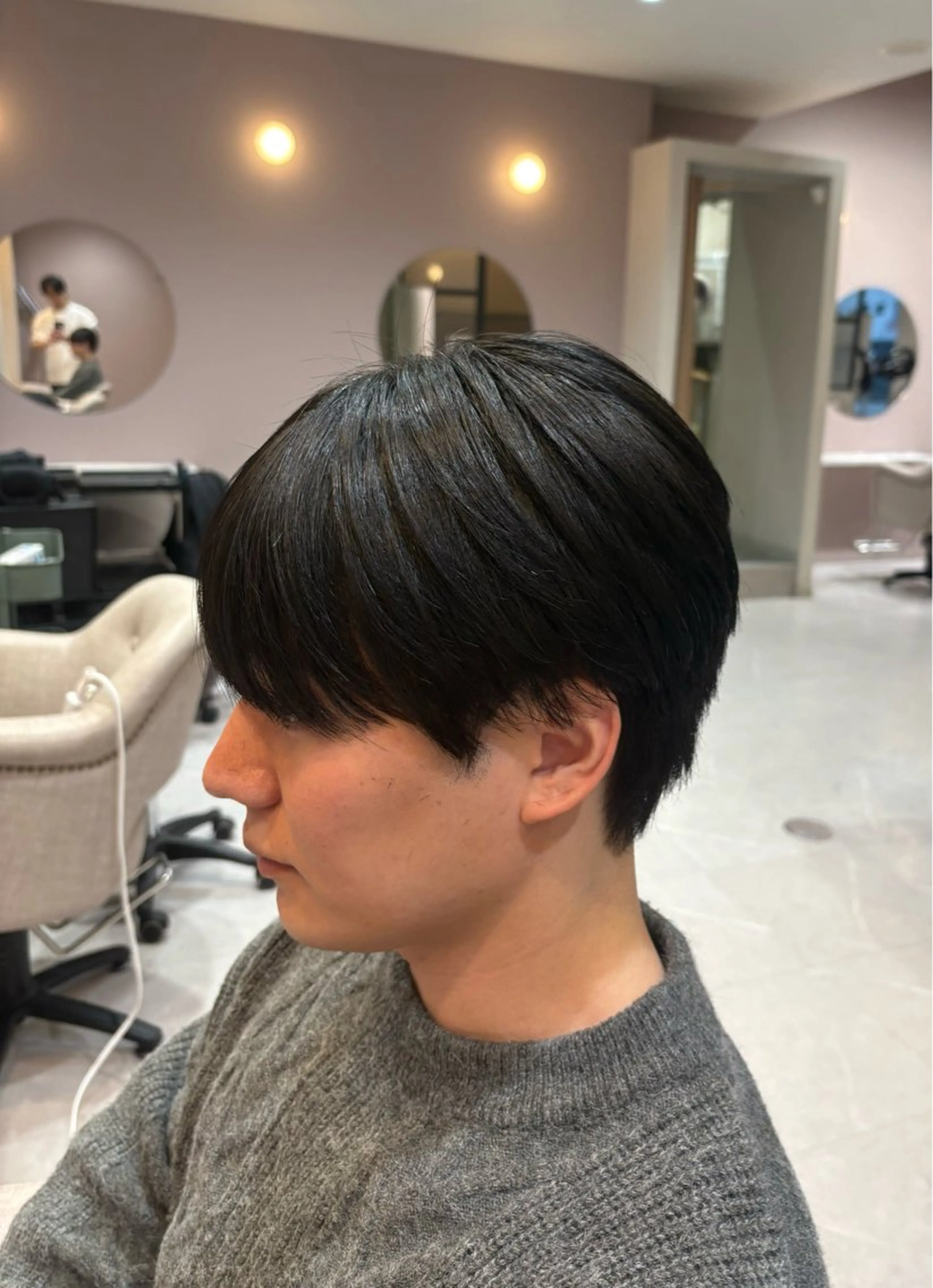 メンズ カット 縮毛矯正 💎曲がる縮毛矯正 の神💎/大曽根のヘアスタイル