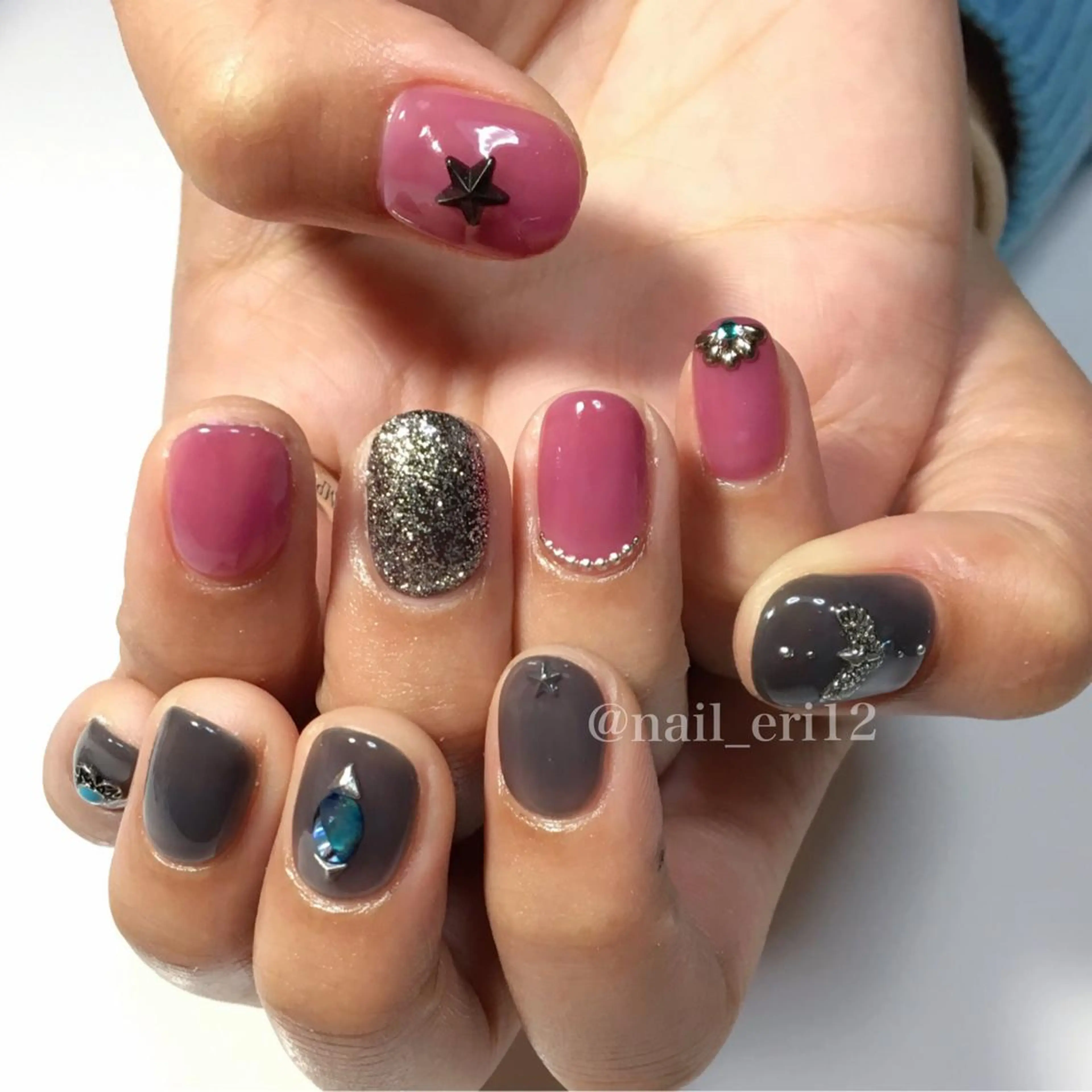 ショート ネイル nail salon &e eriのネイルデザイン