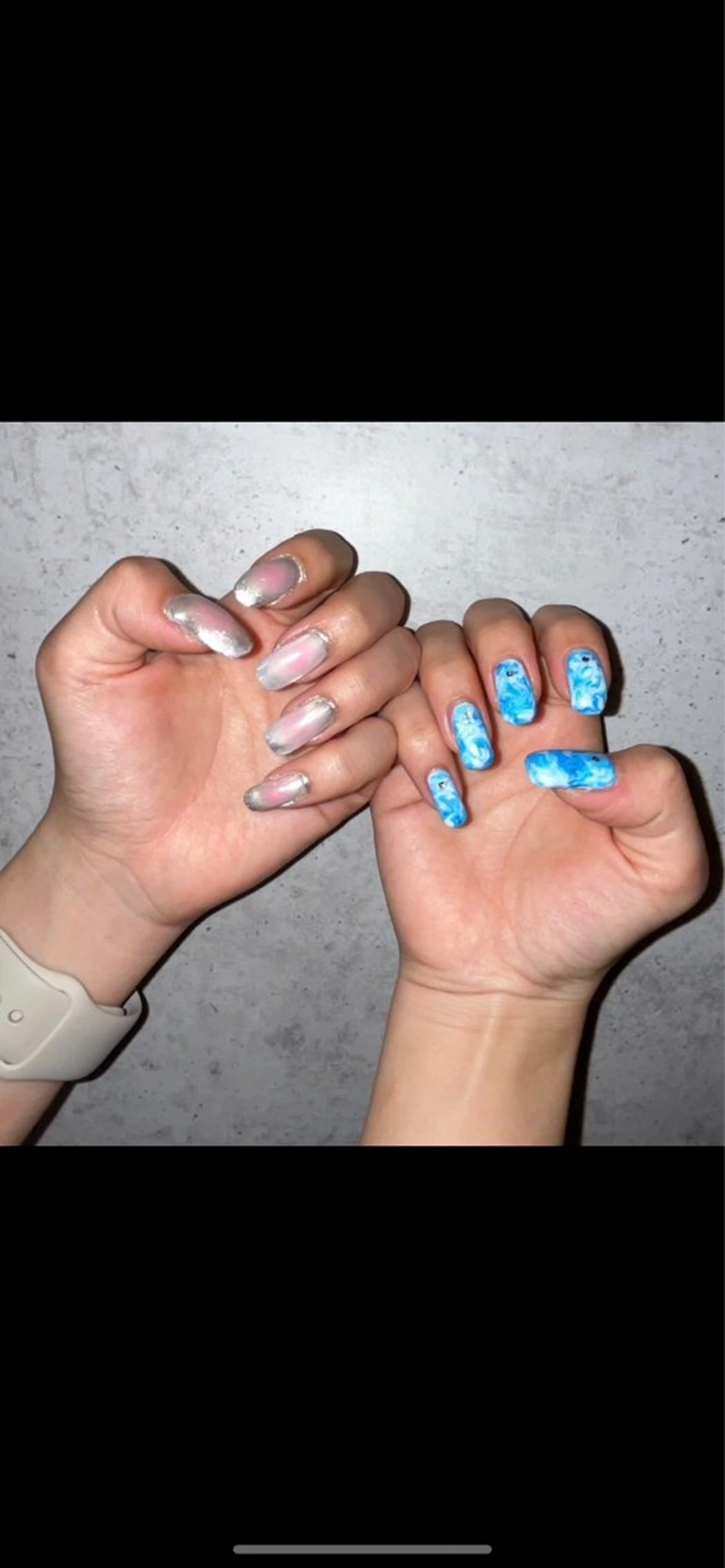 ネイル ハンドネイル カンナ【Y2Kネイル /コーンロウ】のネイルデザイン